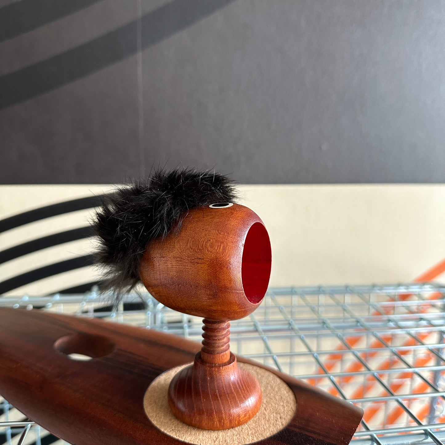 Vintage MCM Teak Nut Cracker
