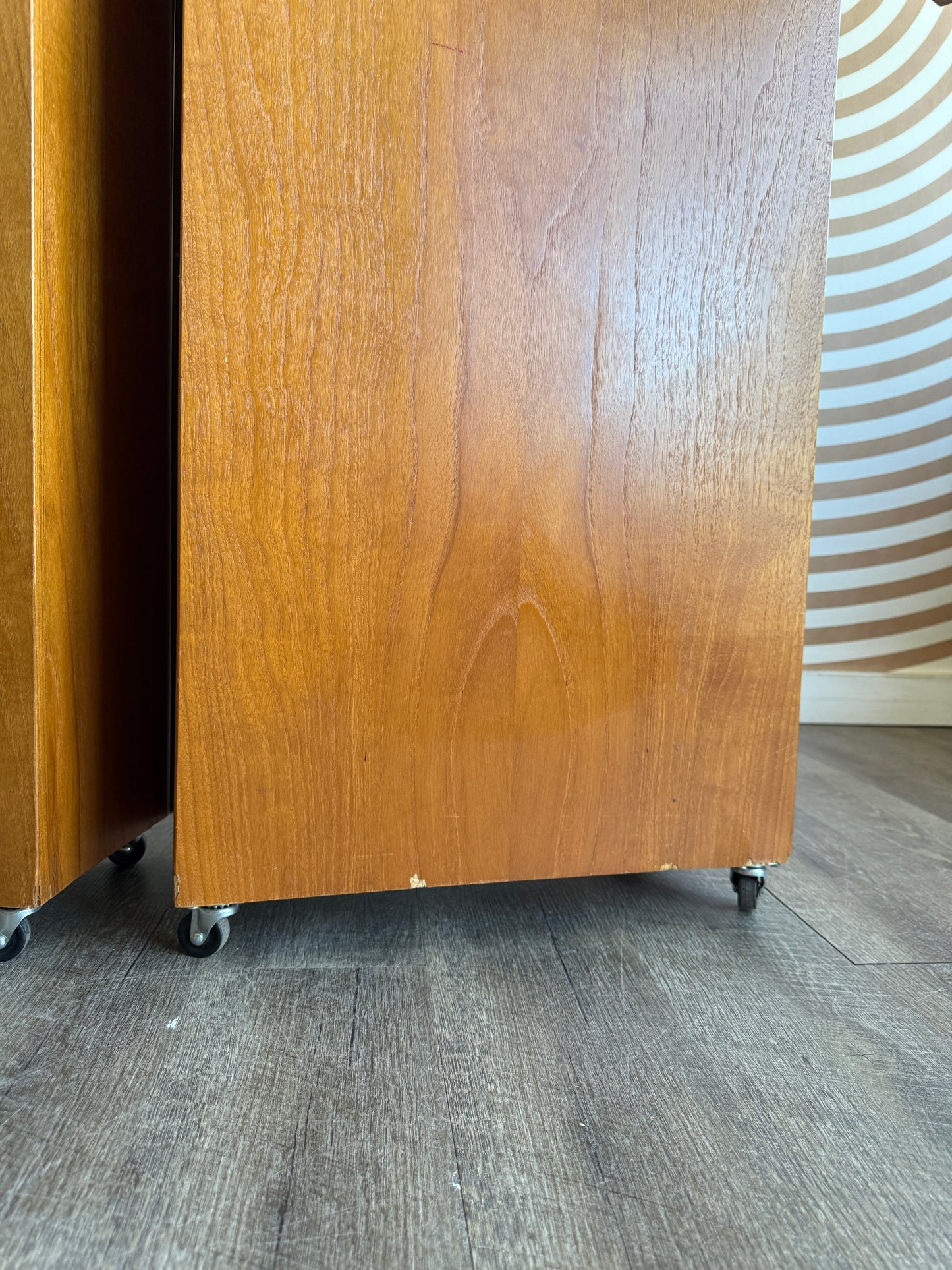Vintage Teak Mobile Bar