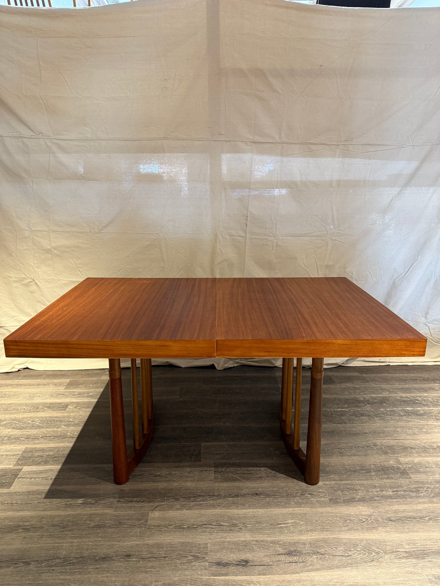 Extendable Vintage Mahogany Dining Table