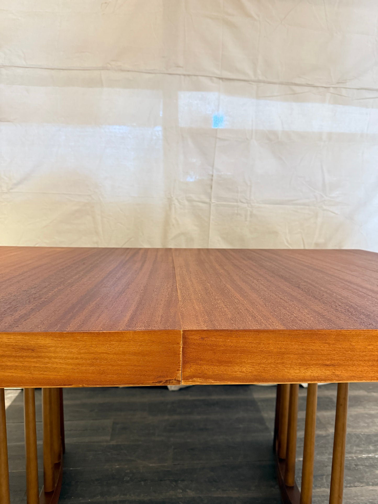 Extendable Vintage Mahogany Dining Table