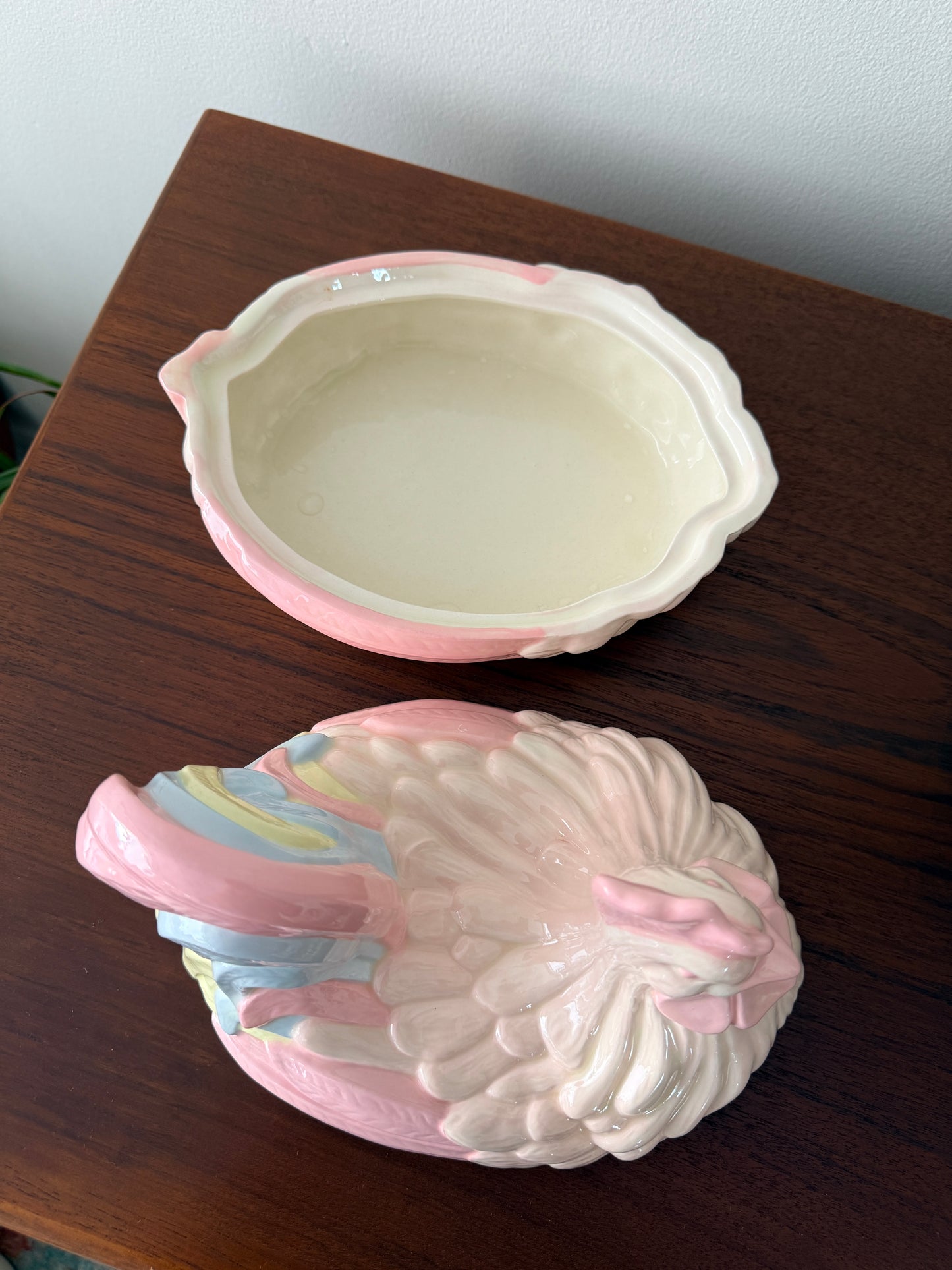 Vintage Ceramic Hen on Nest