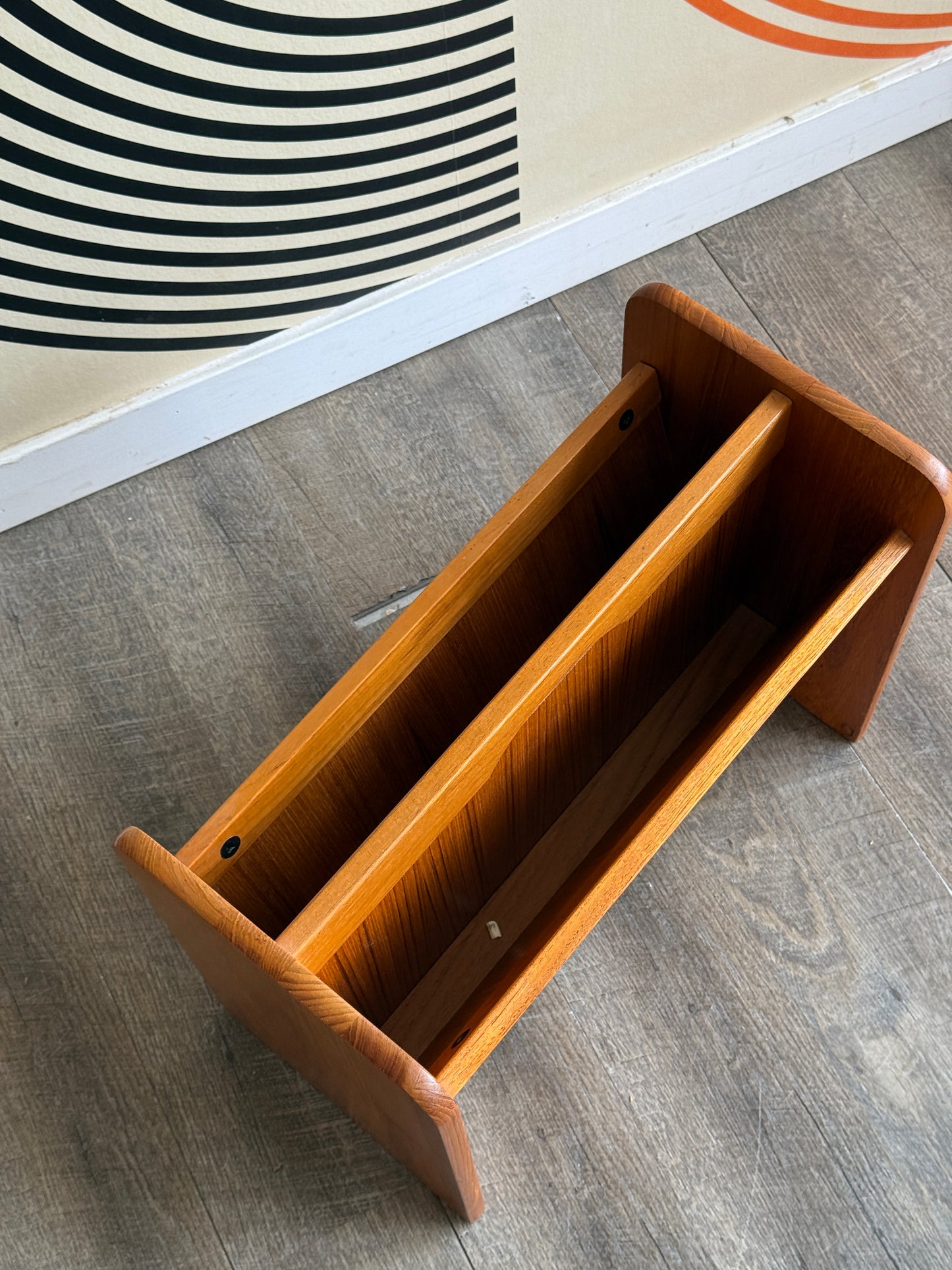 PBJ Mobler Danish Mid-Century Modern Teak Magazine Rack
