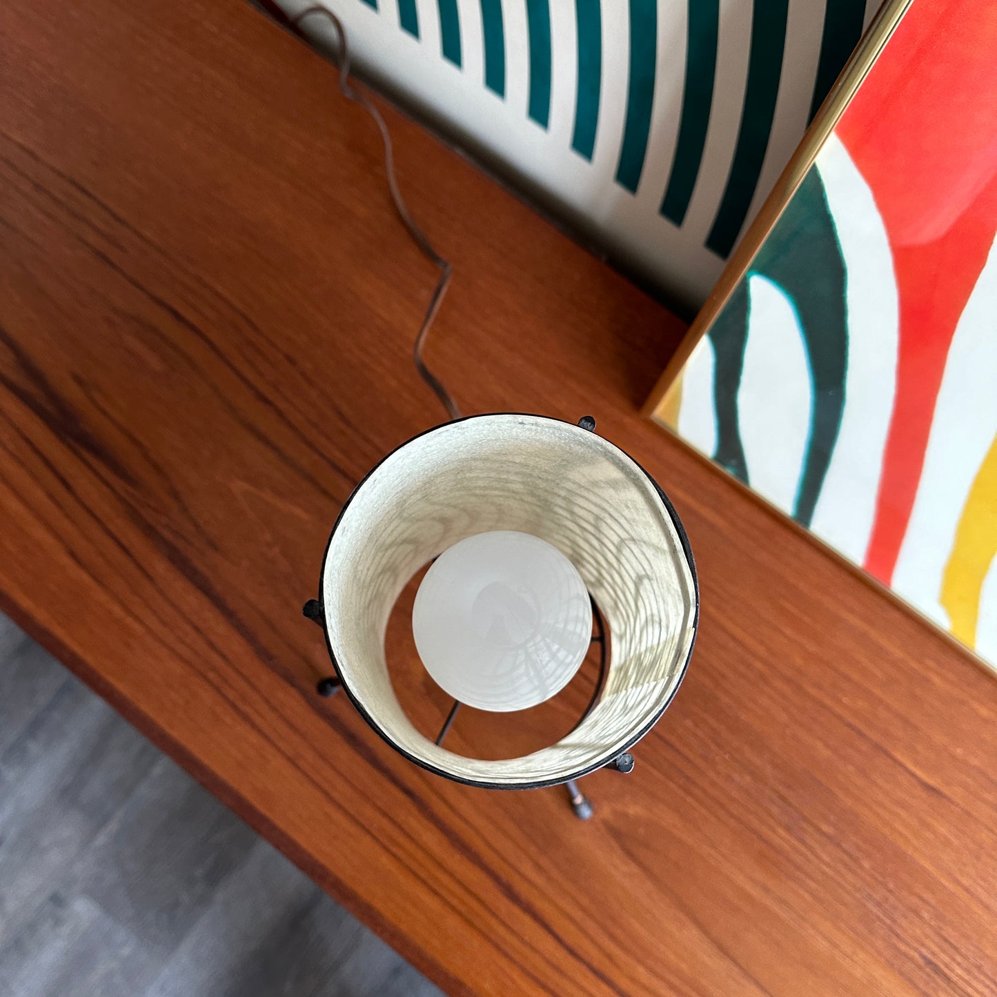 Vintage Atomic Table Lamp