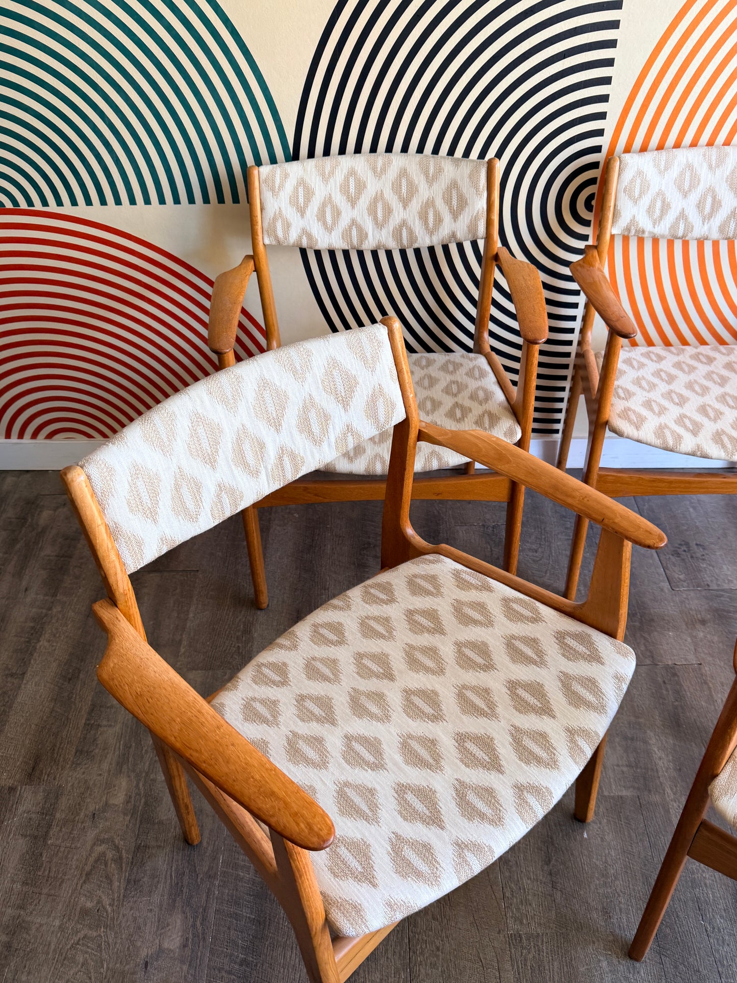 Set of 4 Danish Teak Armchairs by Nova Mobler