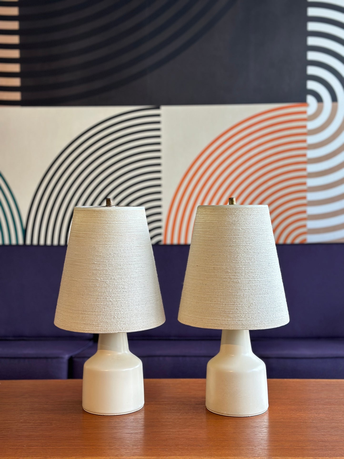 Pair of Vintage Lotte Lamps