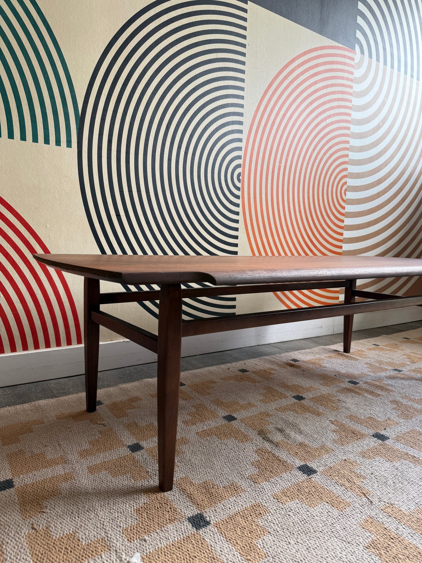 Vintage Haddon Hall Walnut Coffee Table