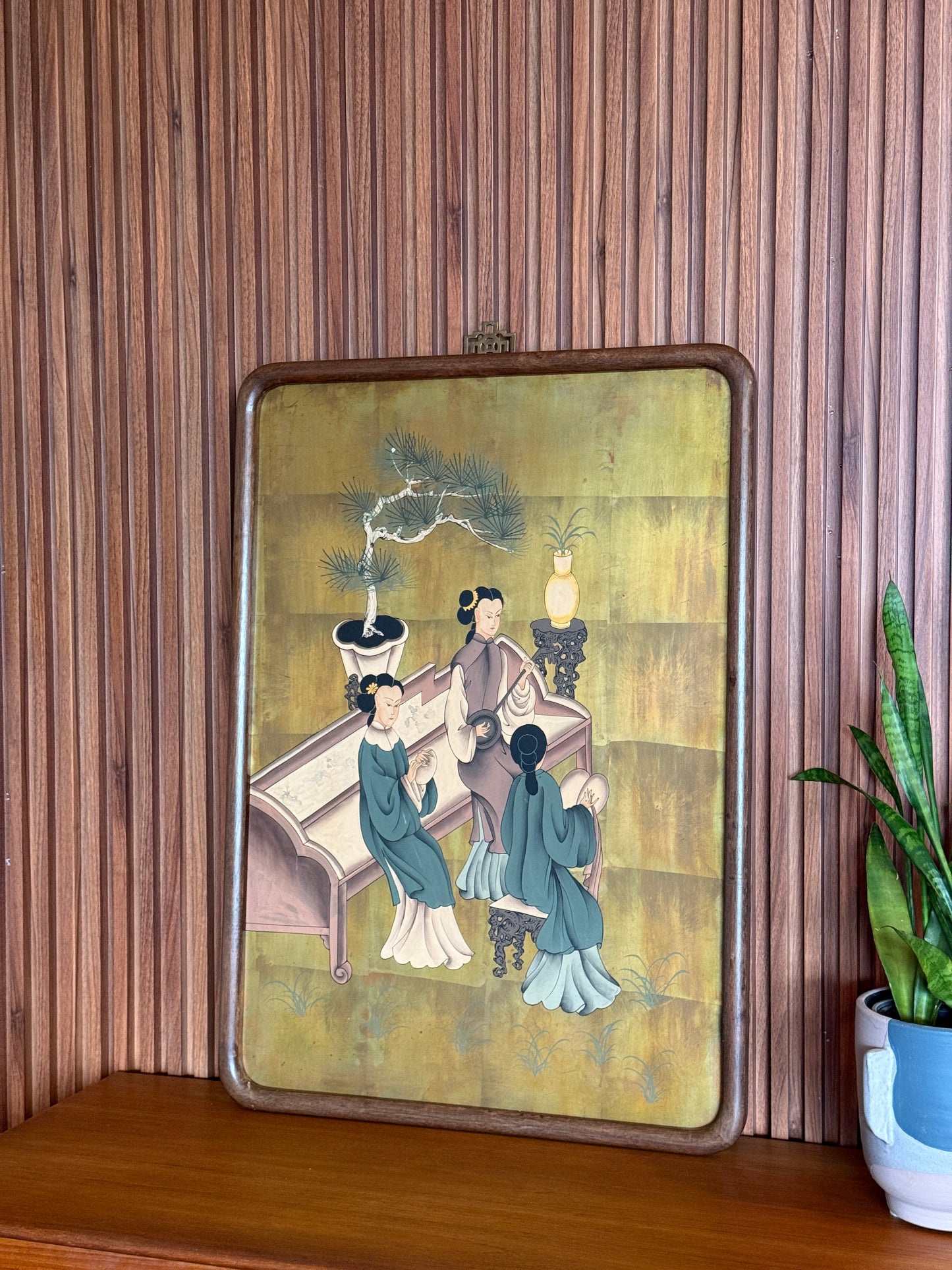 Vintage Chinese Framed Art