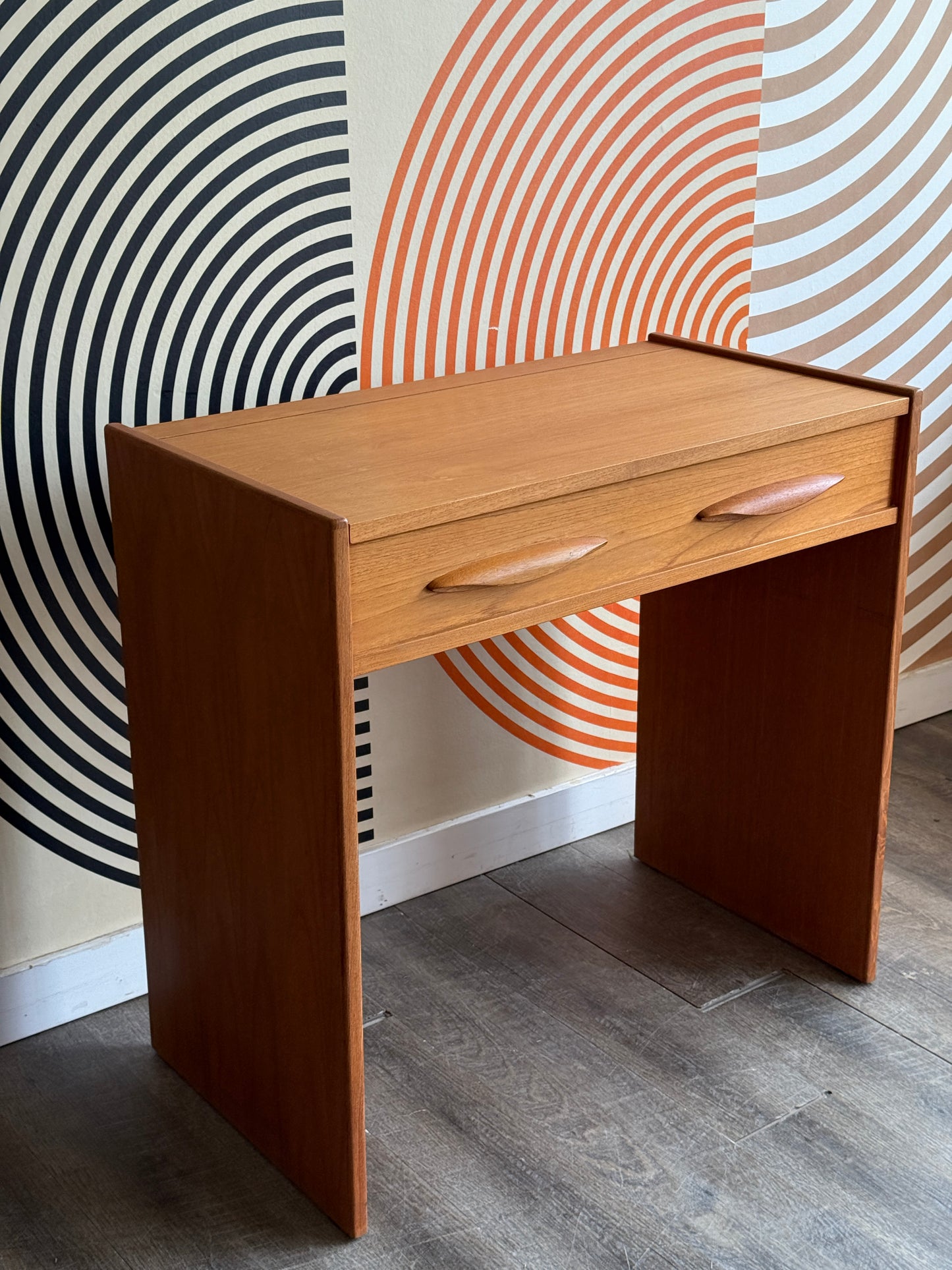 Vintage Teak Vanity Table