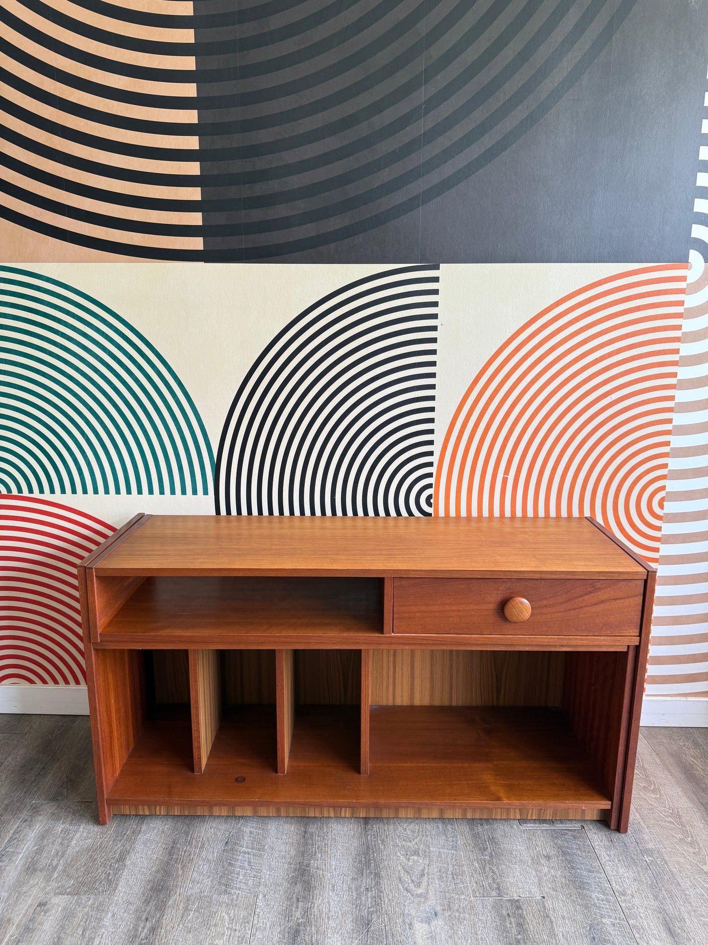 Vintage Teak Media Console