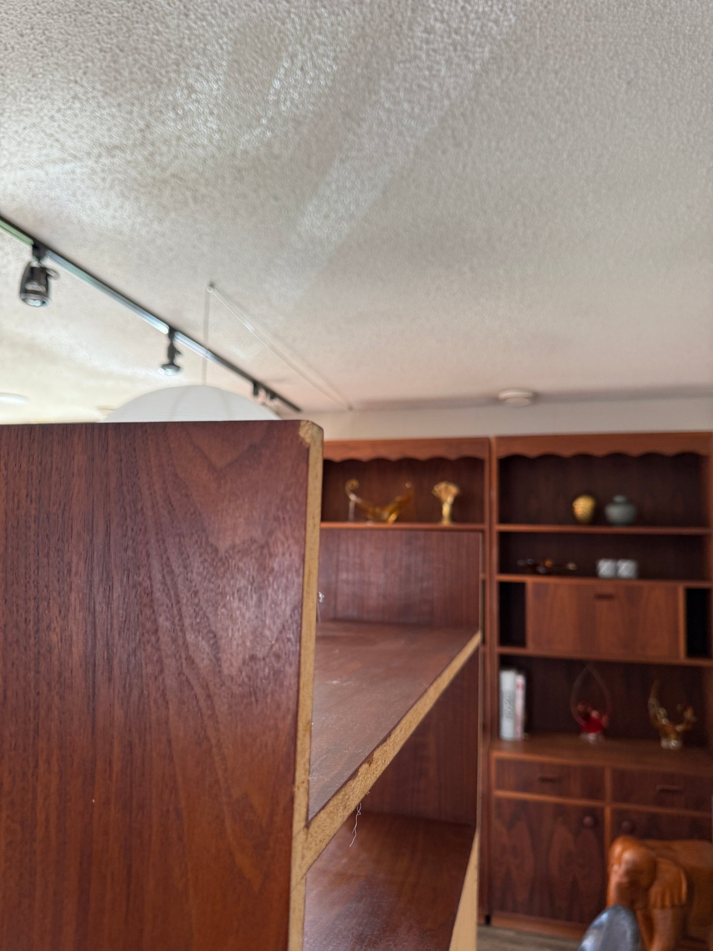Vintage Freestanding Teak Wall Unit