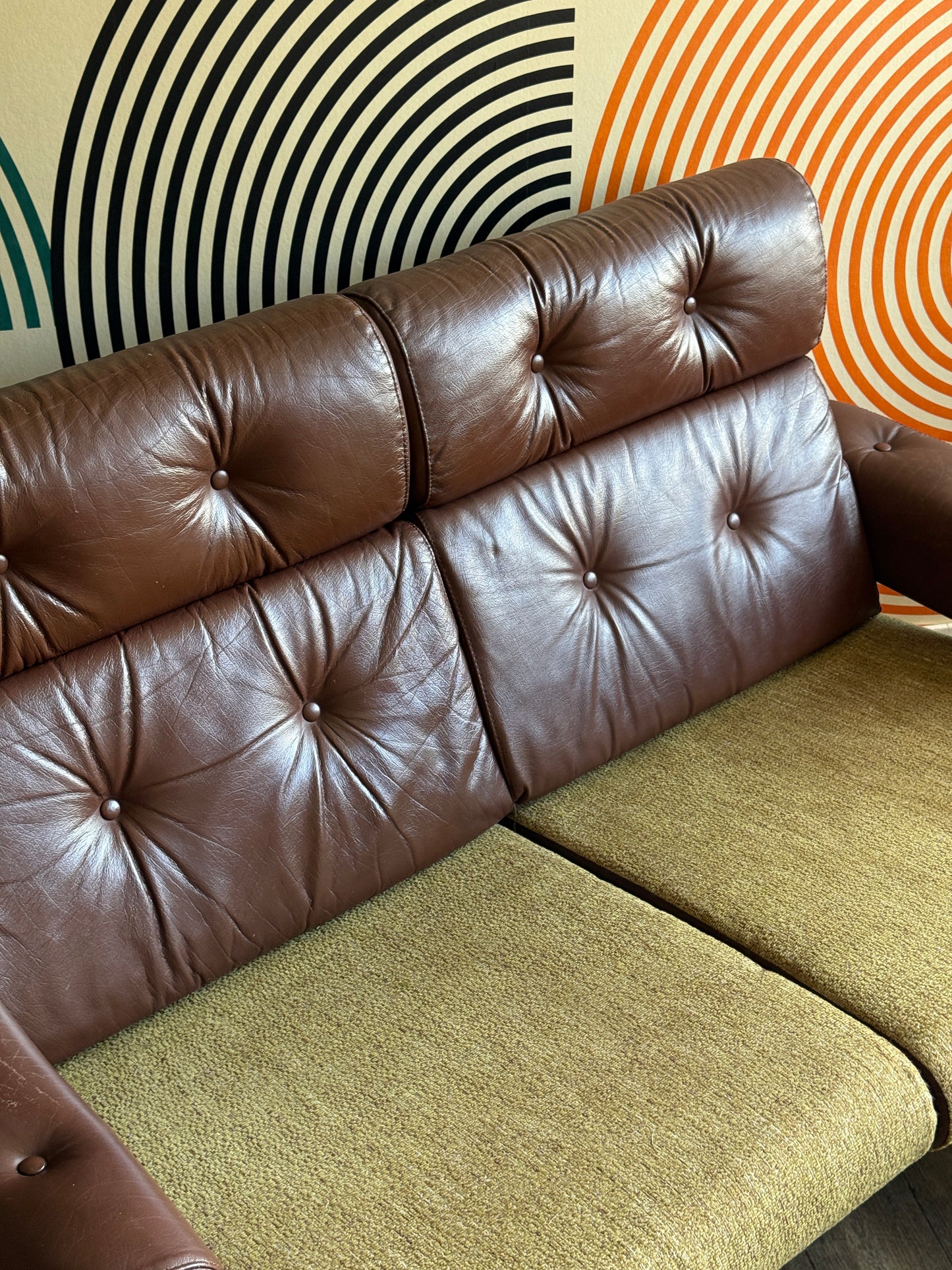 Vintage MCM Teak Sofa