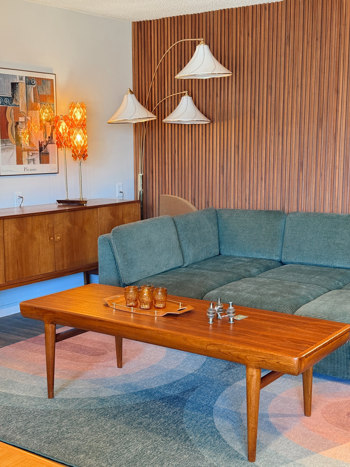 Danish Teak Coffee Table by Johannes Andersen for Silkeborg