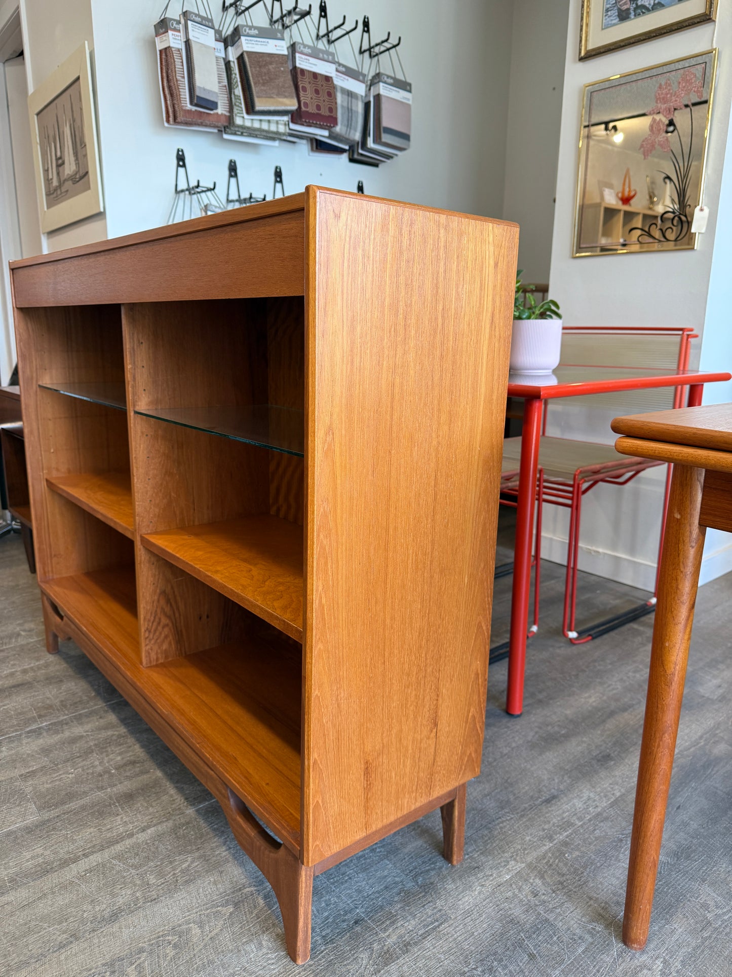 Vintage Teak Cabinet on Custom Base