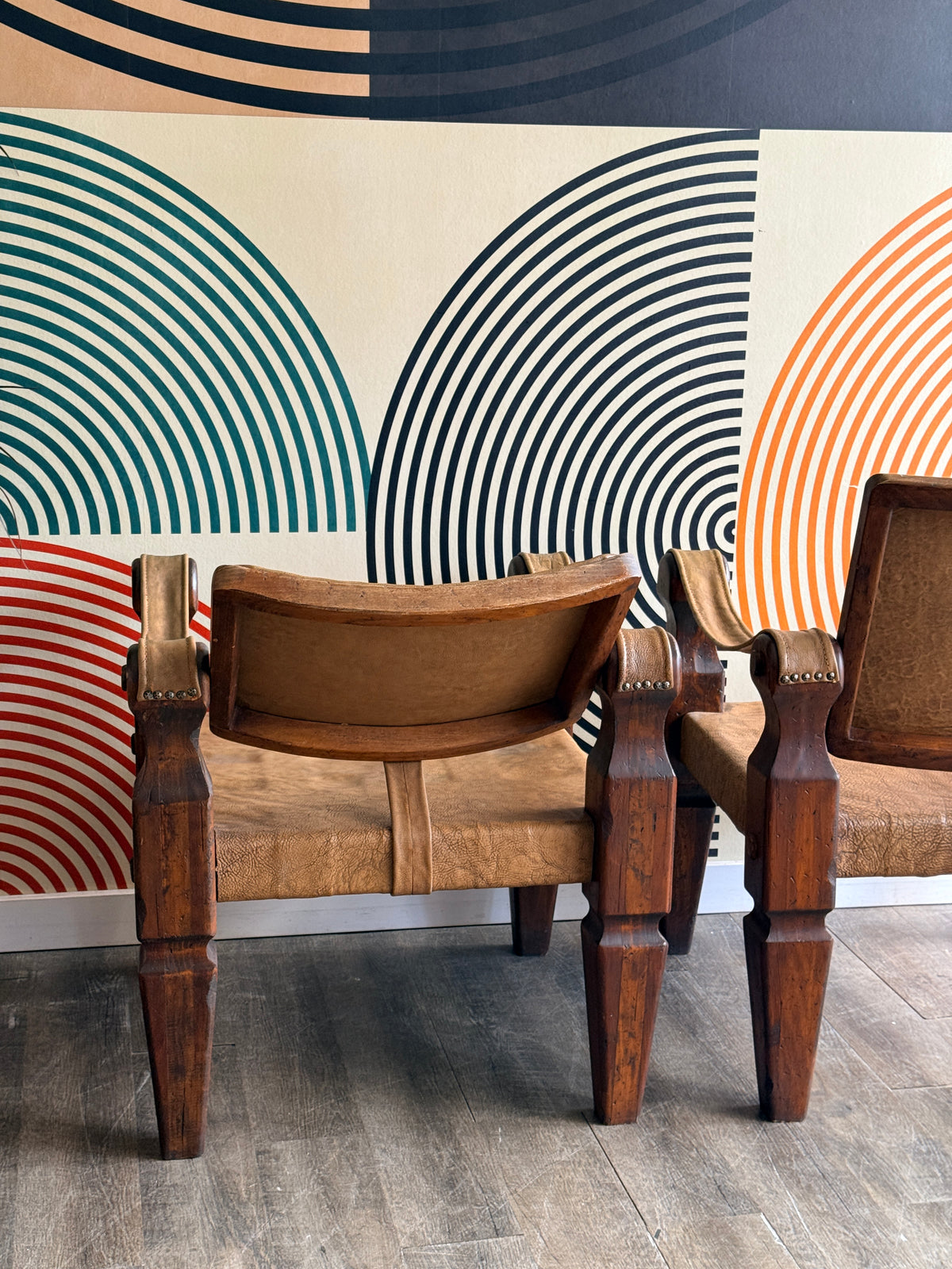 Vintage Mexican Tilt-Back Lounge Chair