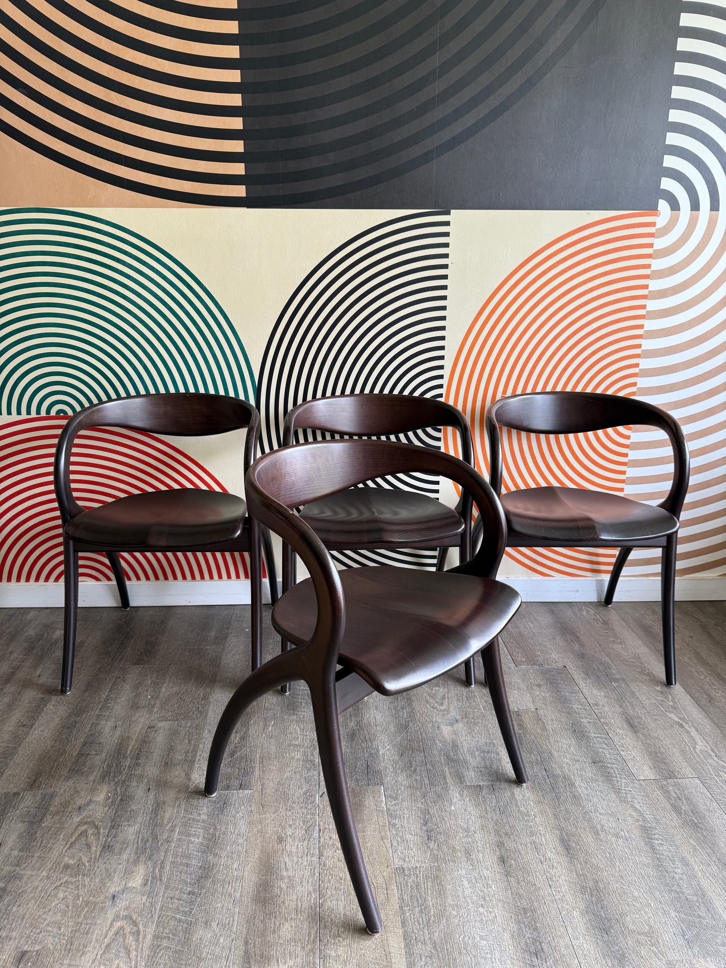 Contemporary Sculptural Dining Chairs by A. Sibau Domitalia