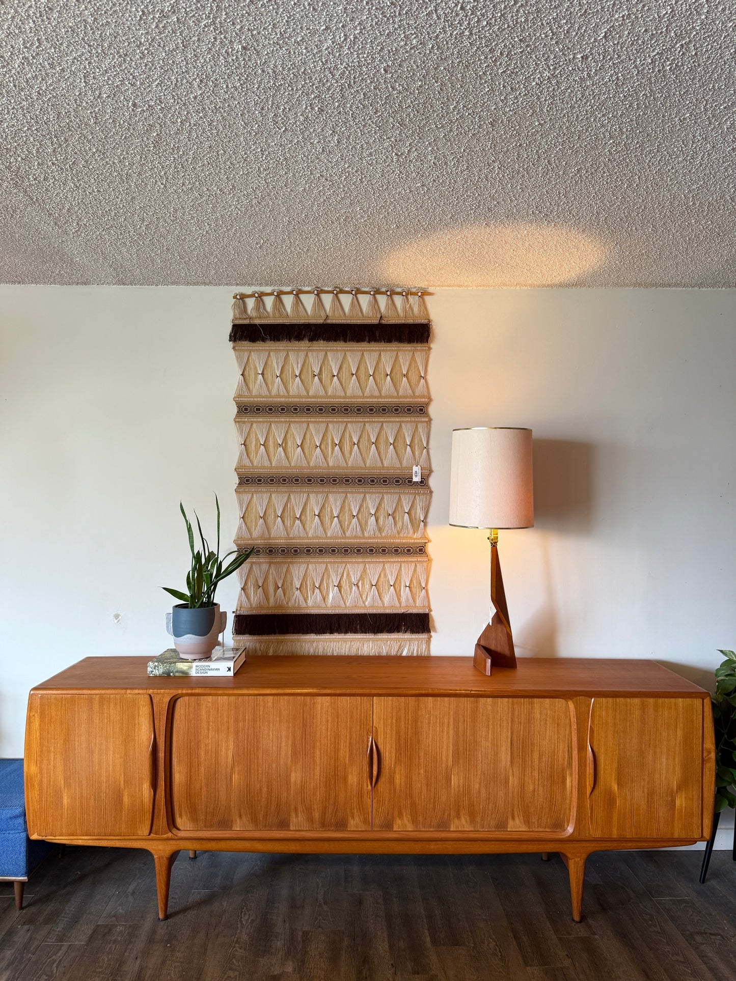 Johannes Andersen Model -19 Tambour-Door Credenza for Uldum Møbelfabrik