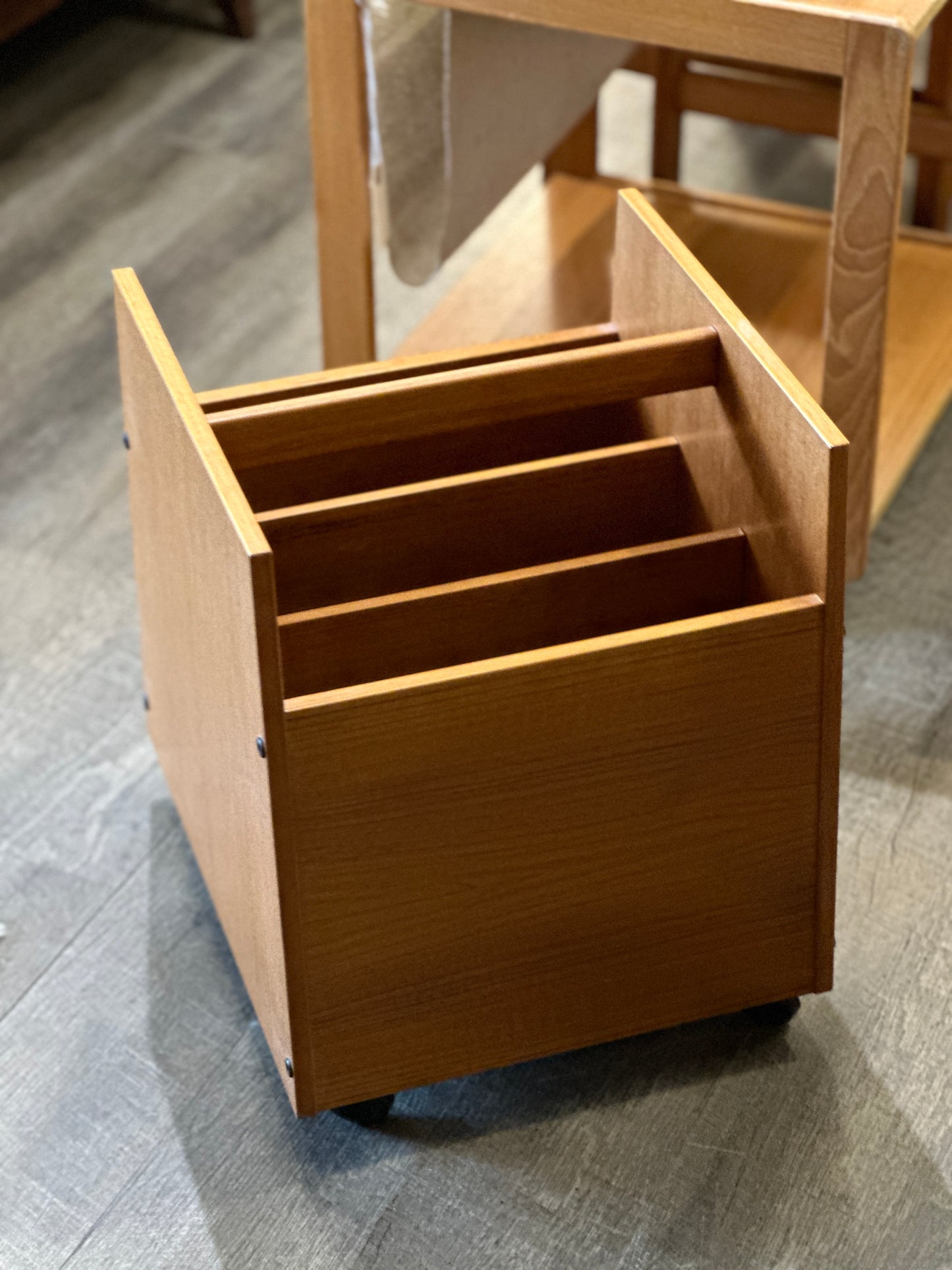 Teak Magazine Rack by Rolf Hesland for Bruskbø