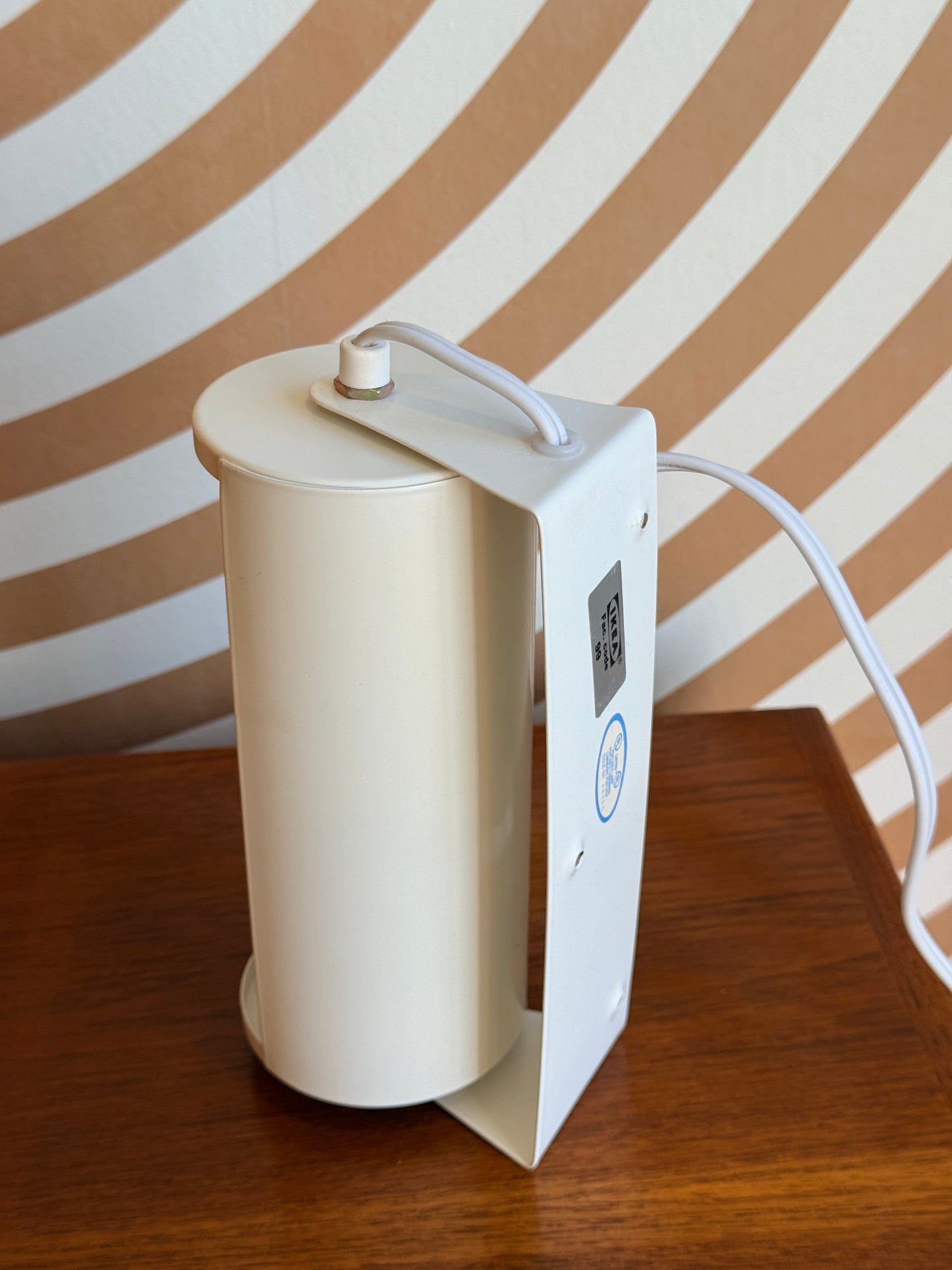 Vintage White Ikea Lod Wall Lamp