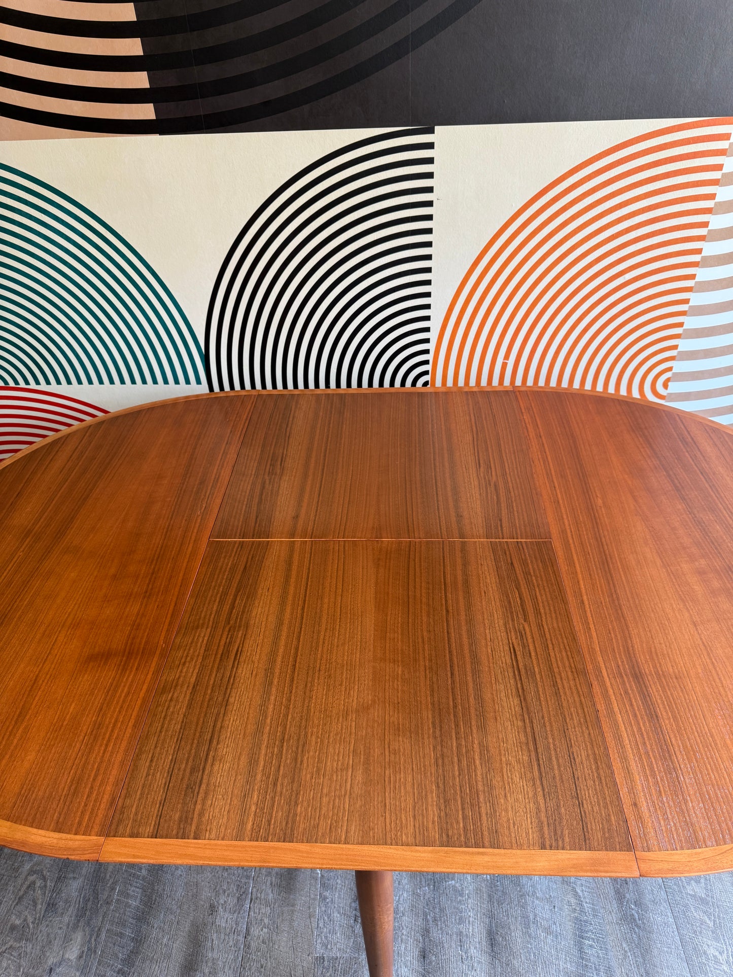Round Teak Dining Table by Ernst Martin Dettinger for Lübke, Germany, 1960s