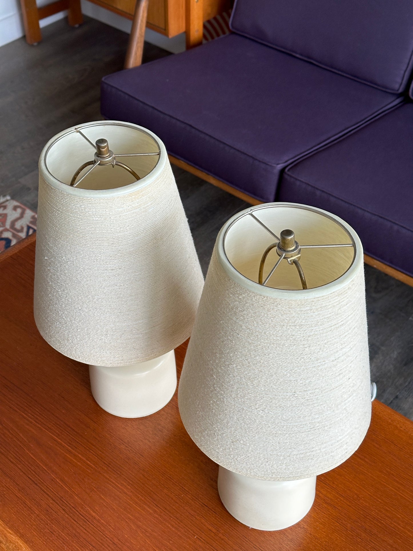 Pair of Vintage Lotte Lamps