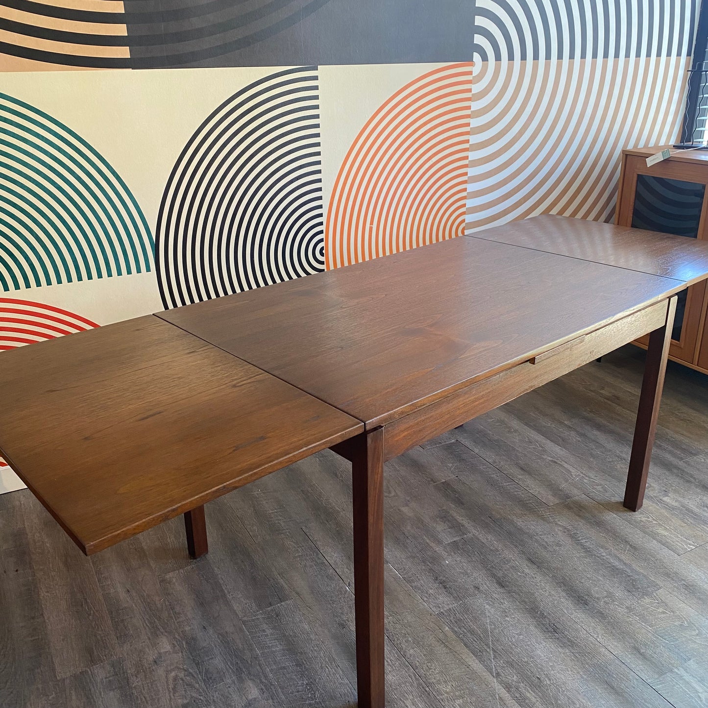 Vintage Draw-leaf Teak Dining Table