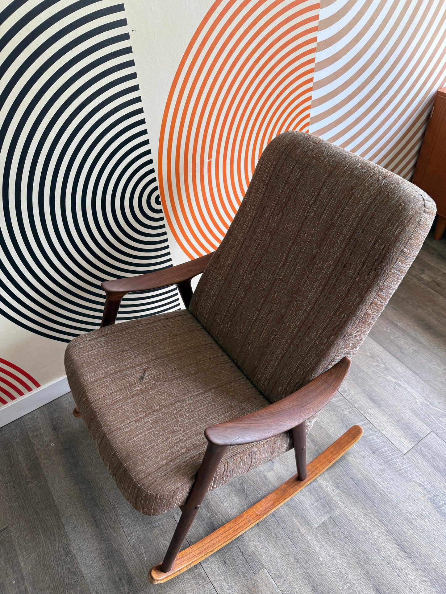 Vintage Sculpted Rocker by Ingmar Relling for Westnofa