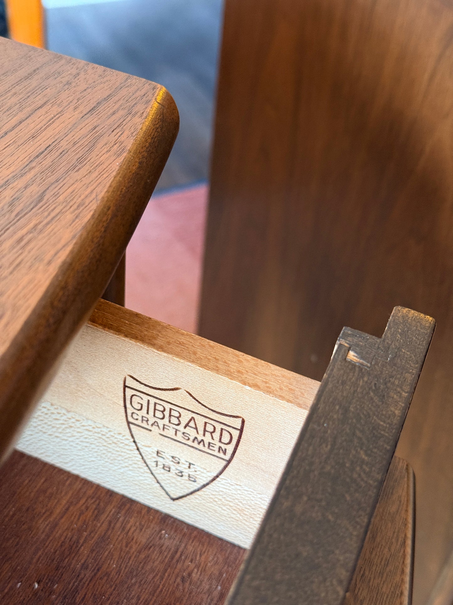 Pair of Walnut Nightstands by Gibbard Furniture