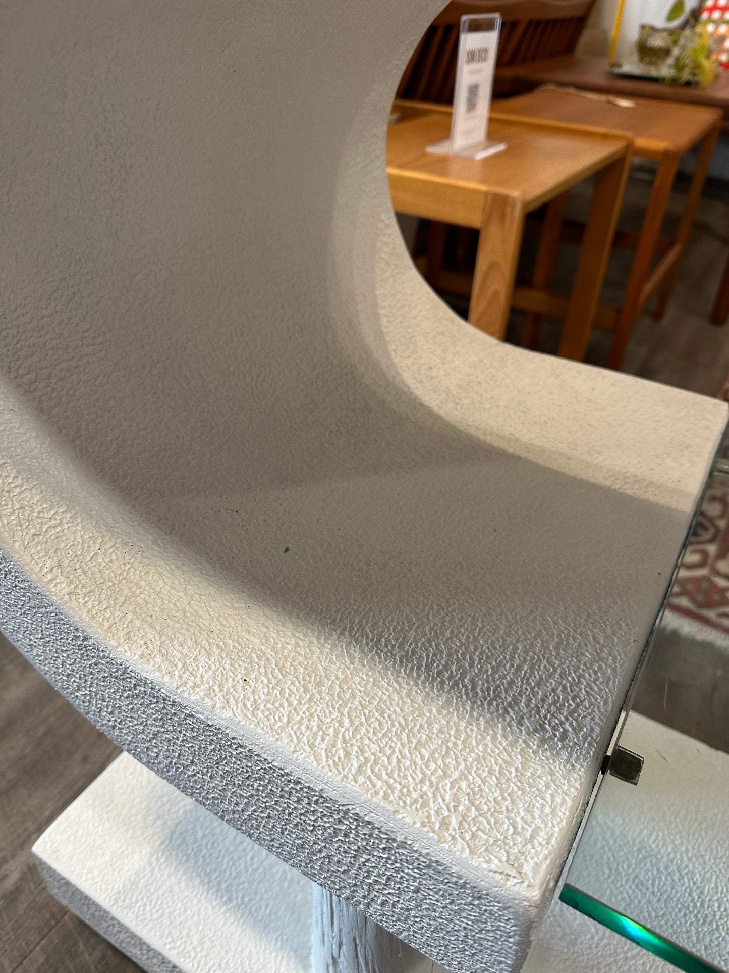 Post Modern Sculptural Plaster Console Table