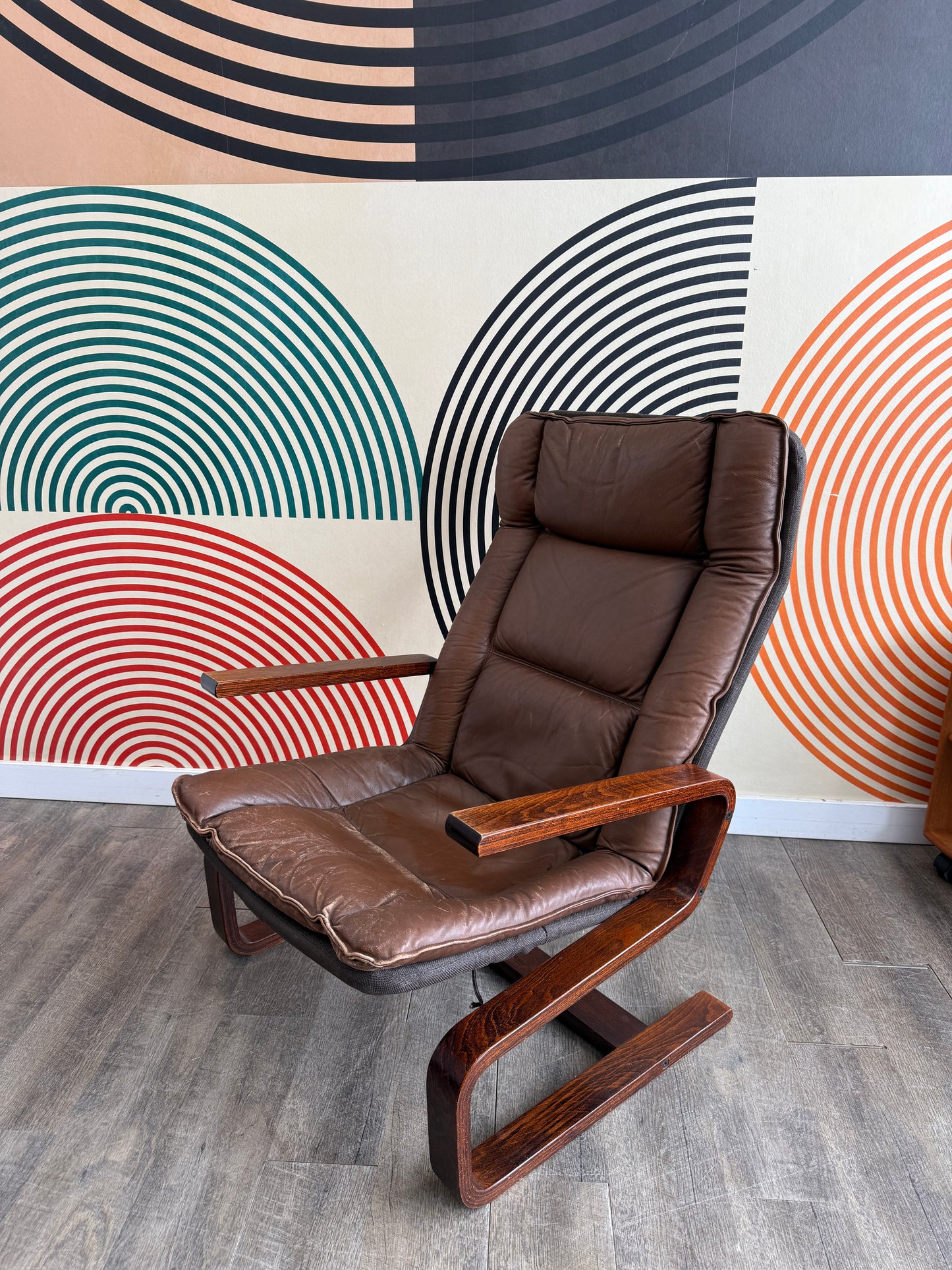 Vintage Westnofa Cantilever Lounge Chair