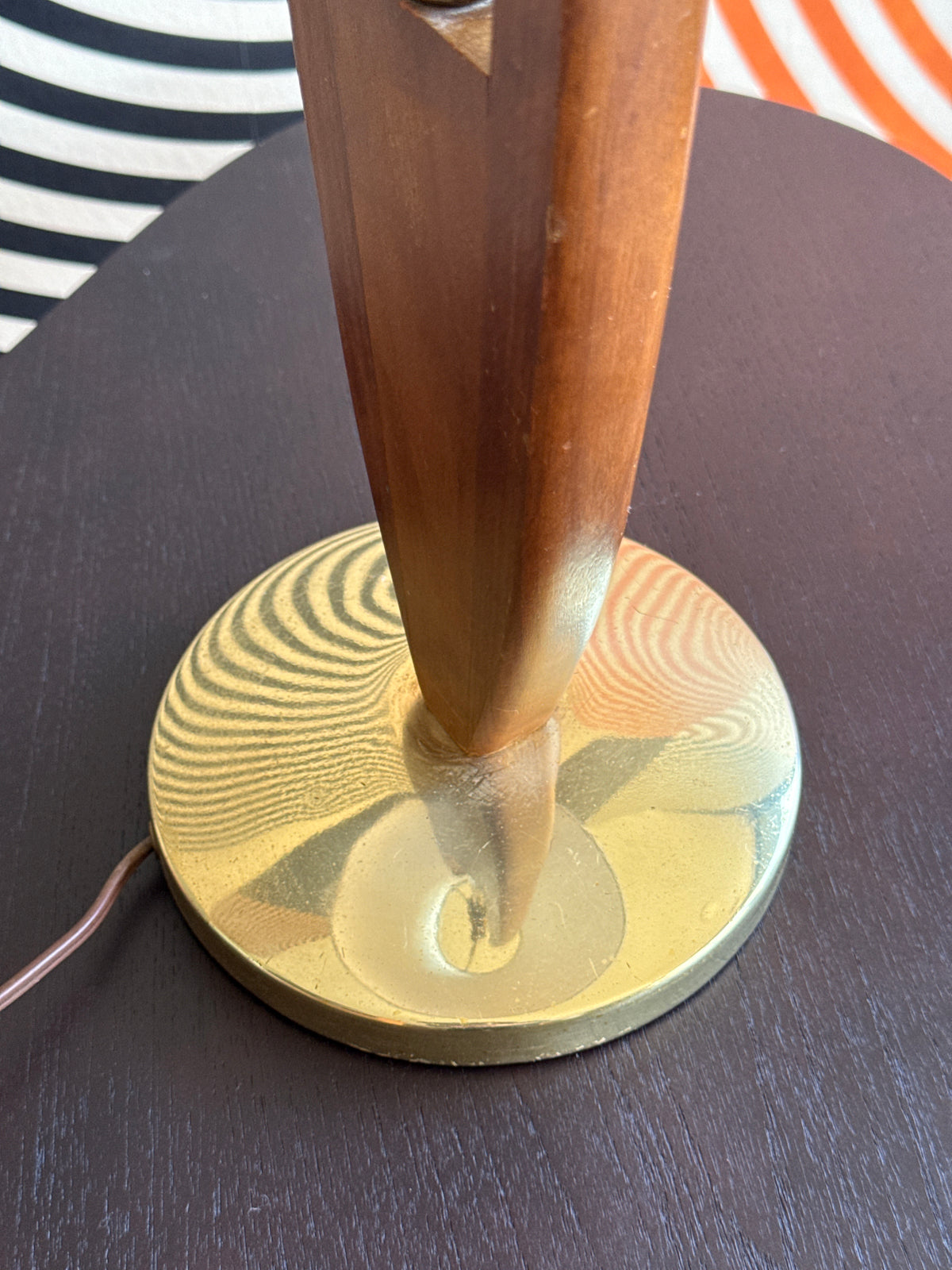 Vintage Midcentury Modern Sculptural Table Lamp