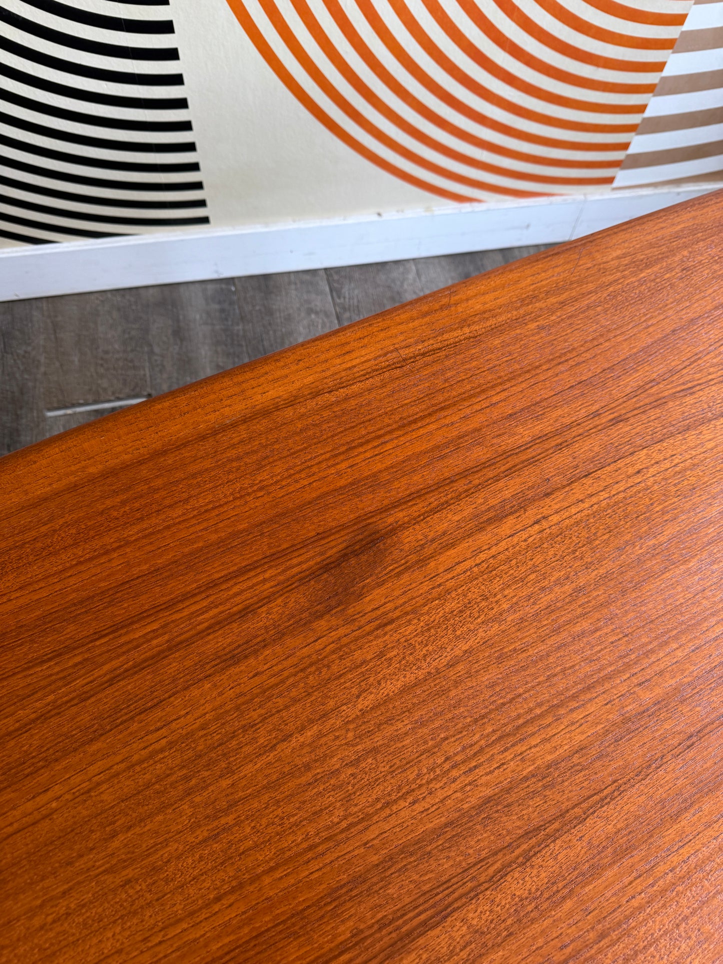 Grete Jalk Teak Surfboard Coffee Table for Glostrup
