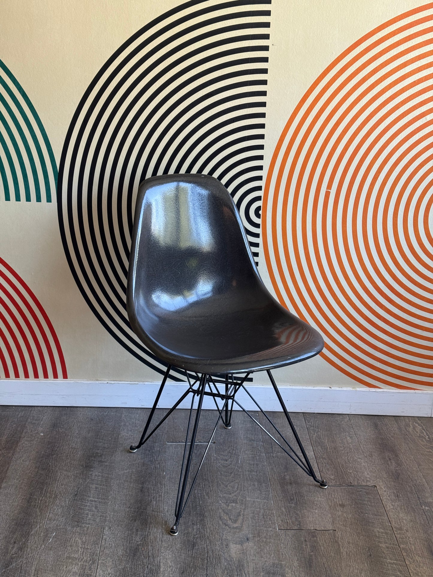 Vintage Dark Brown Fibreglass Chair by Modernica #1