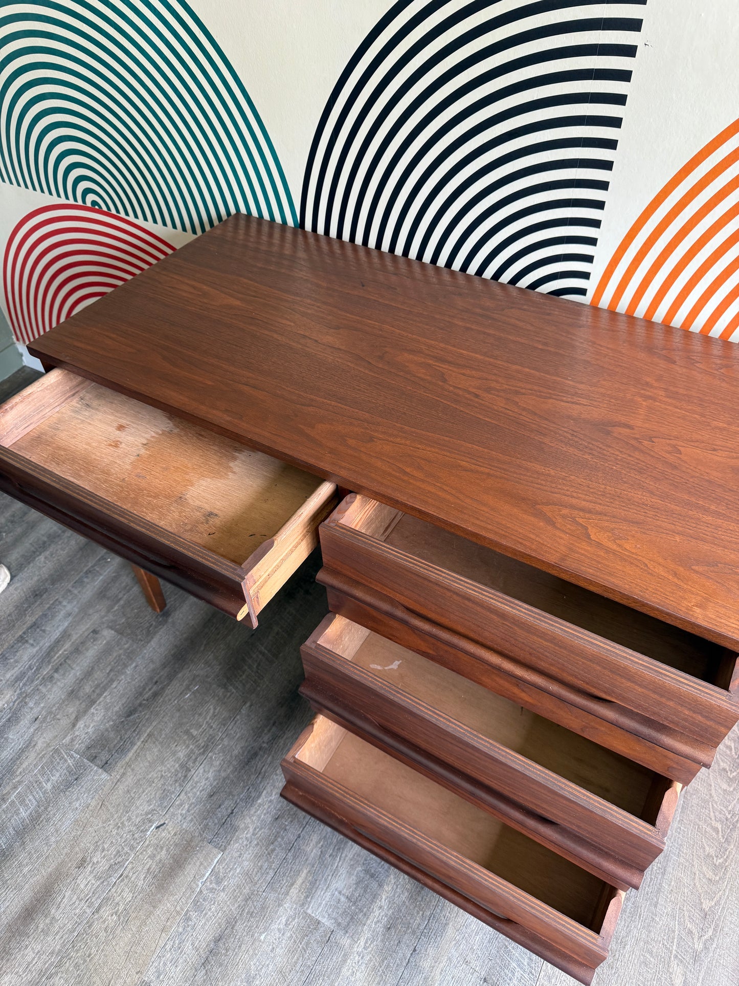 Vintage Walnut Desk