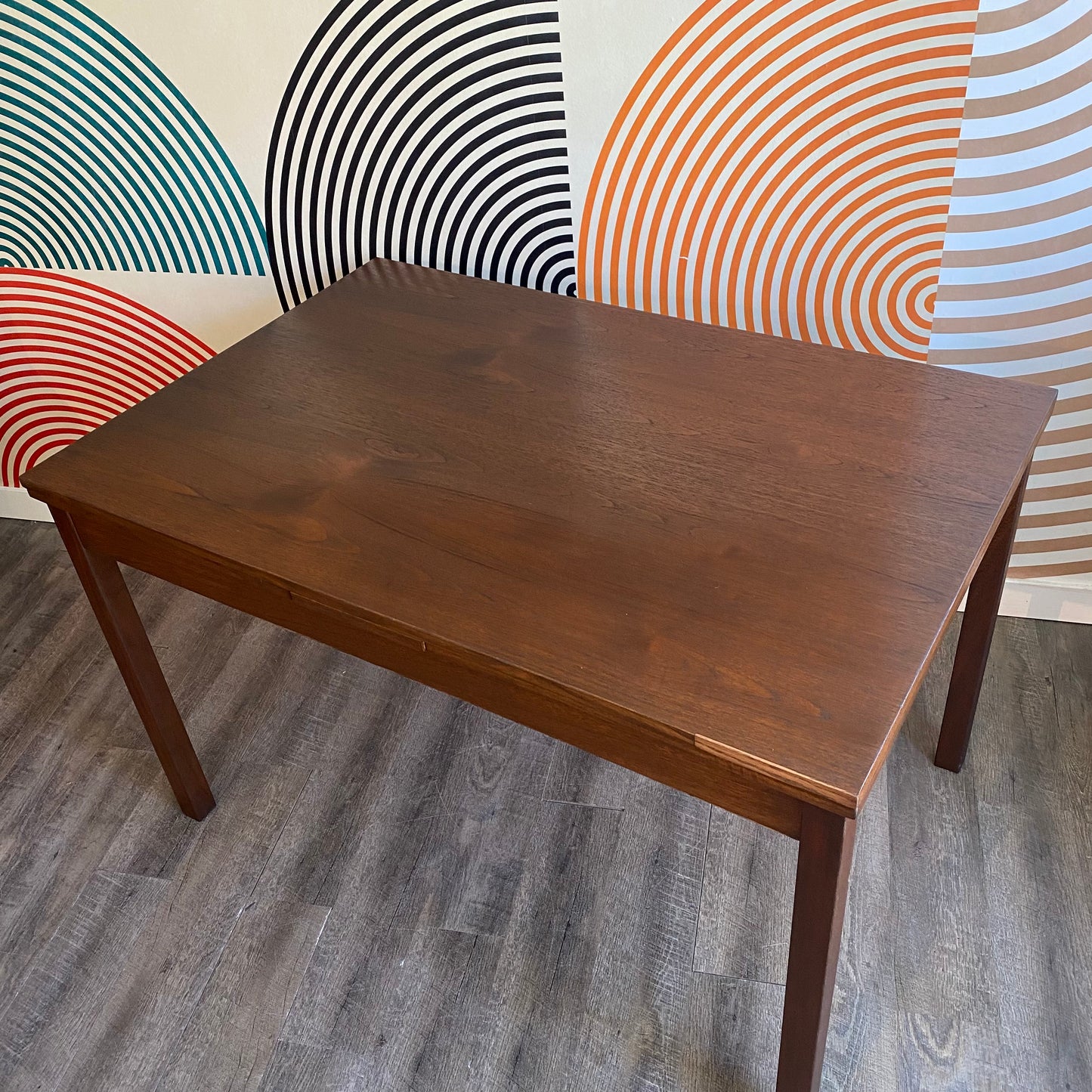 Vintage Draw-leaf Teak Dining Table