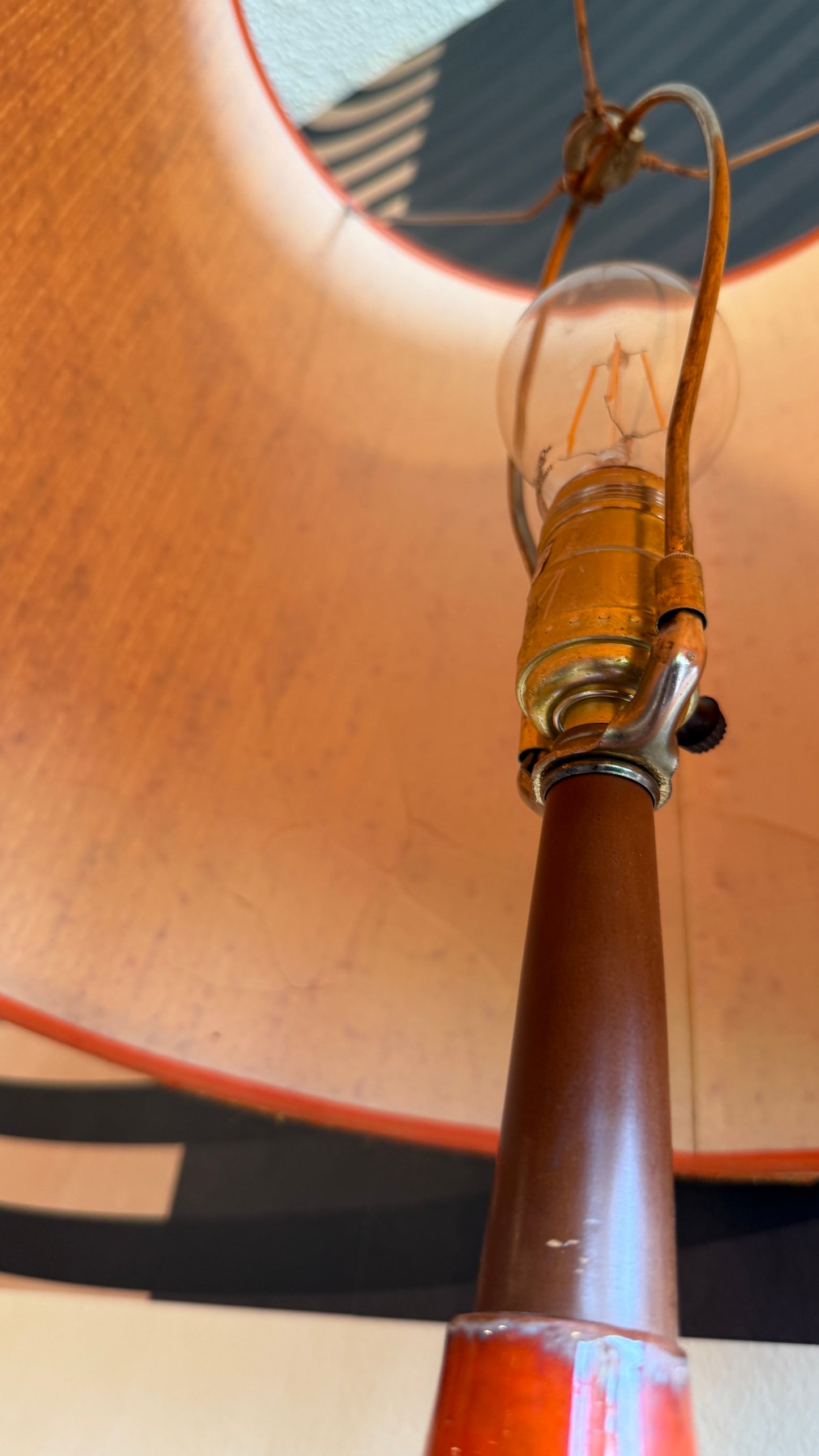 Vintage Drip Glaze Ceramic Table Lamp