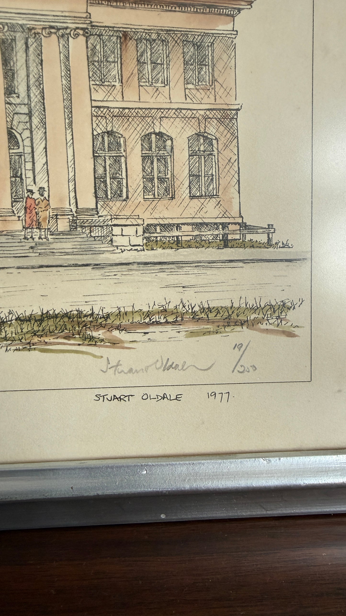 “Edmonton Law Courts, Alberta” Limited Edition Etching by Stuart Oldale (1977)