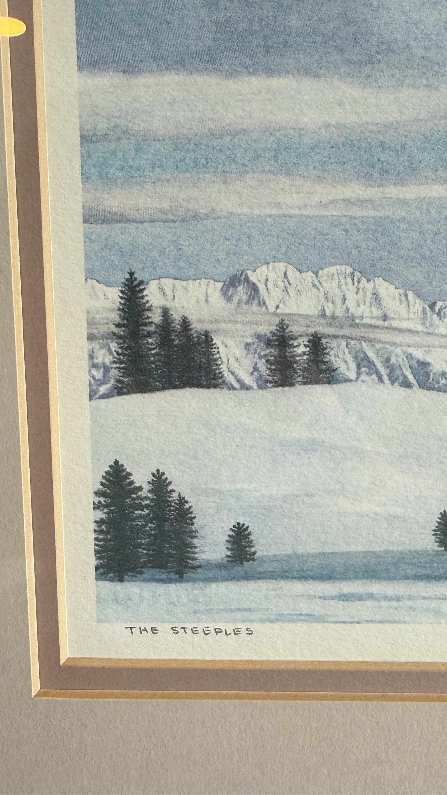 “The Steeples” Framed Landscape Print