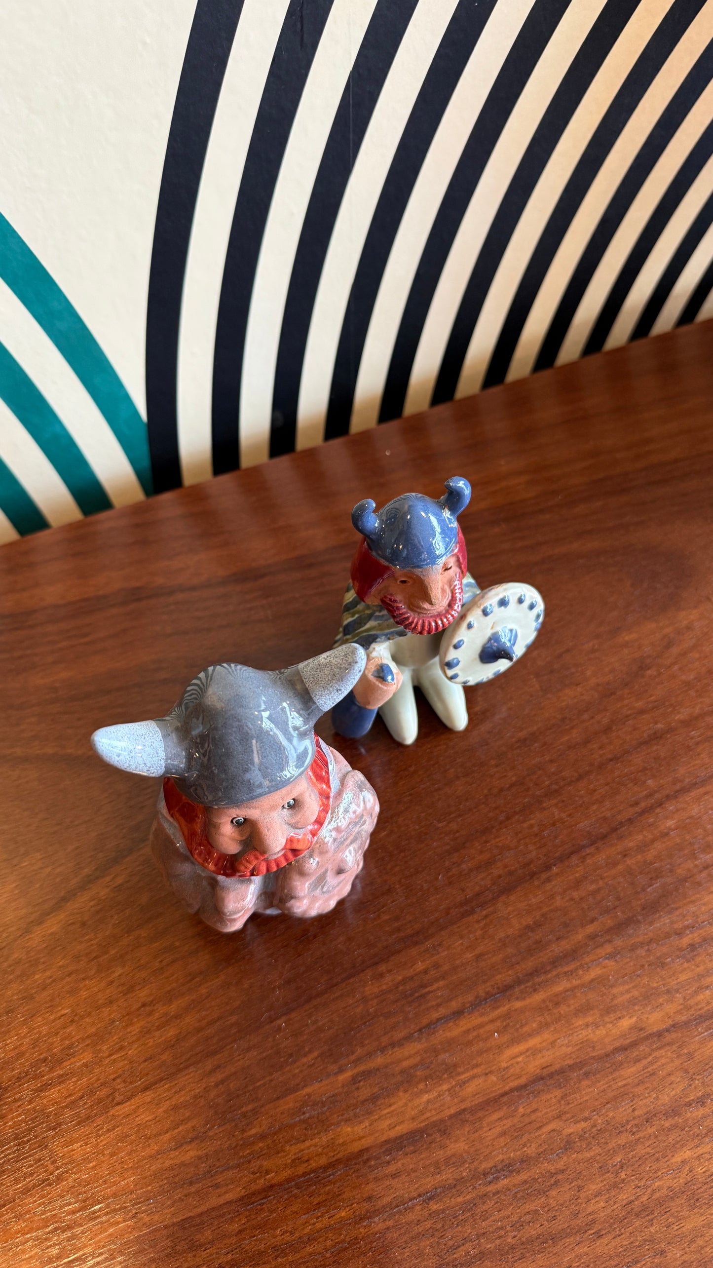 Rolf Berg Scandinavian Viking Figurine Pair