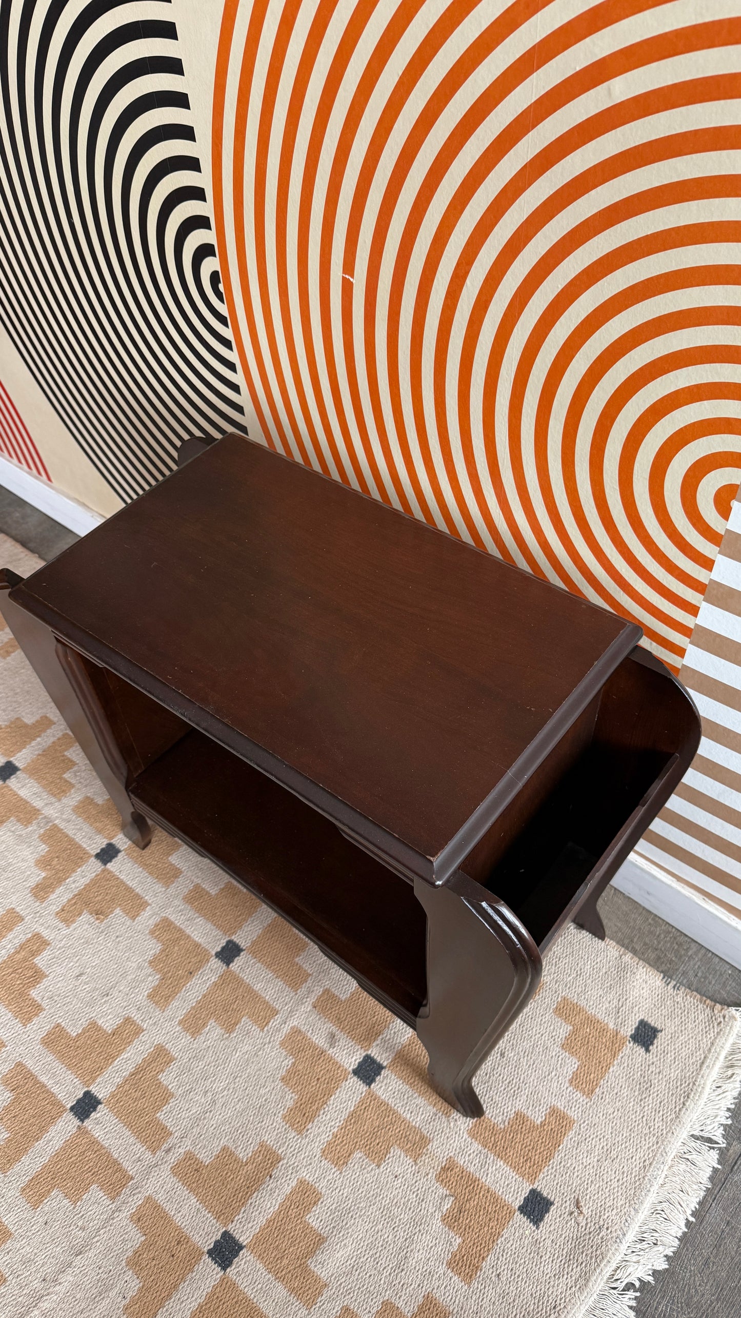 Vintage Wood Side Table
