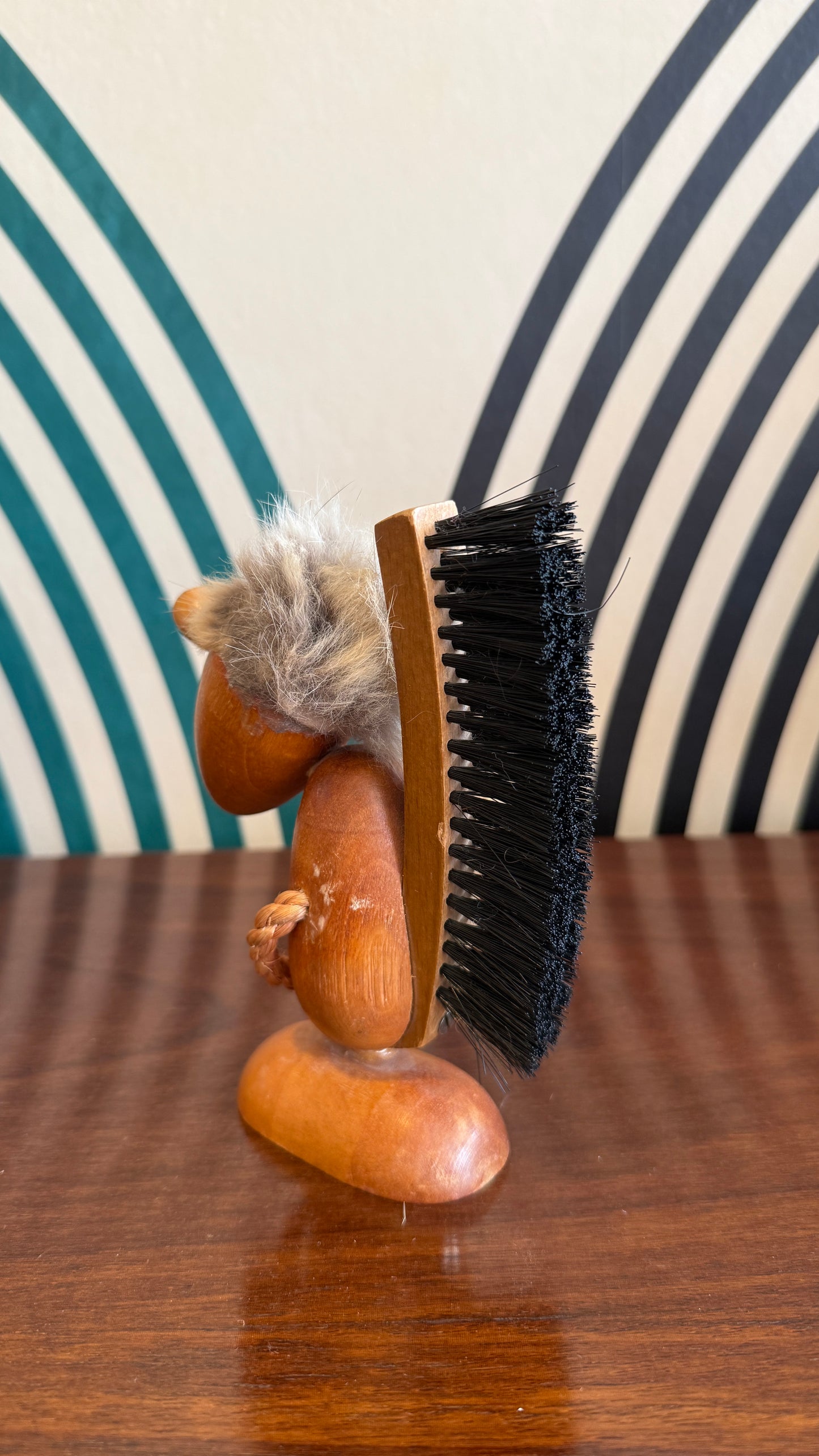 Hans Bølling Teak Troll Gong Brush