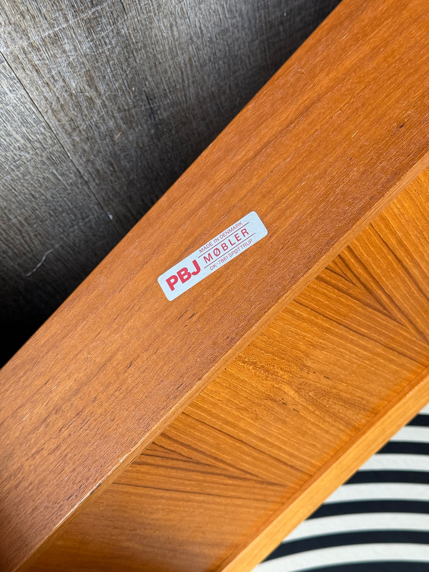 PBJ Mobler Danish Mid-Century Modern Teak Magazine Rack