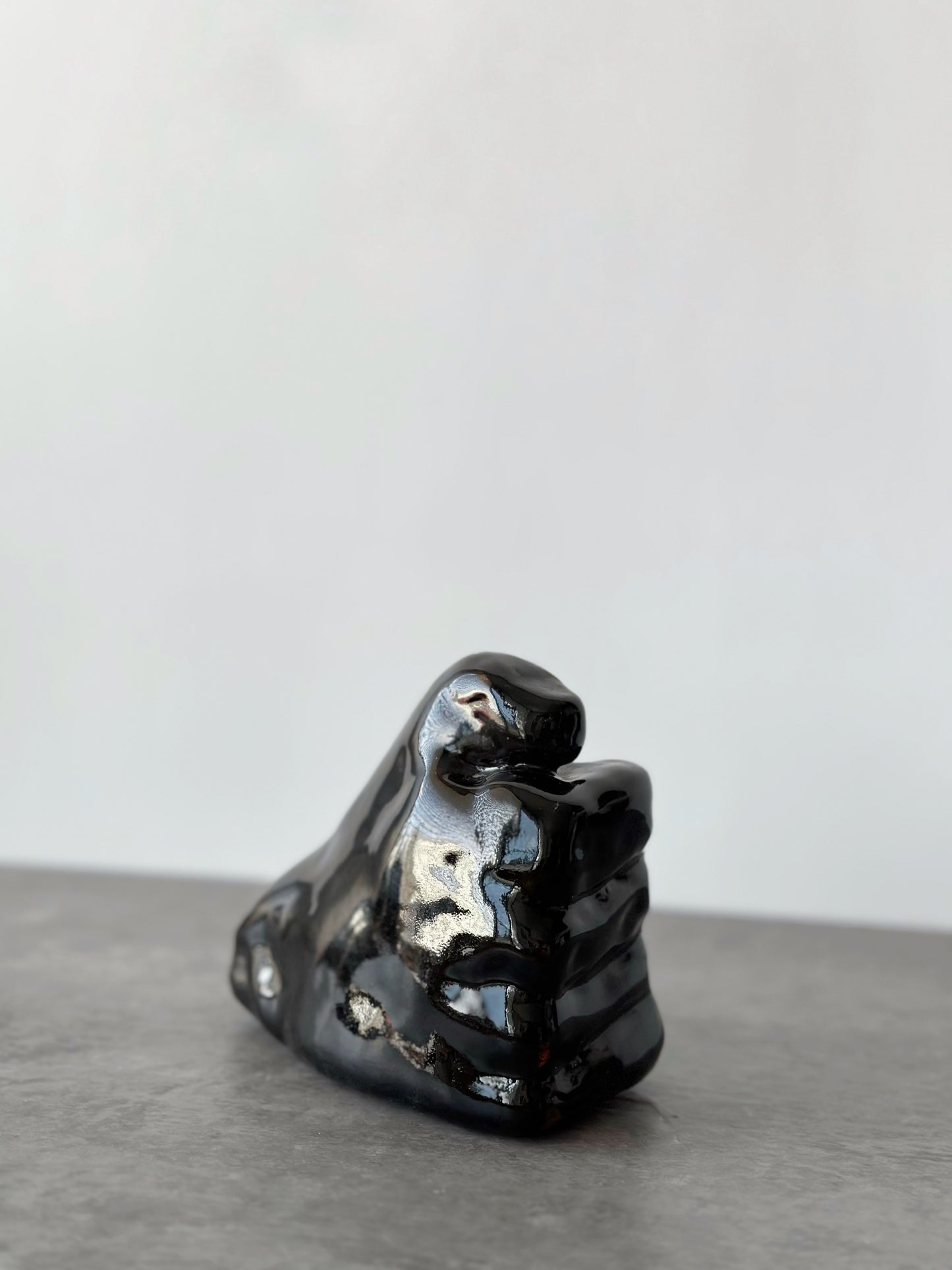 Ceramic Fist Paperweight
