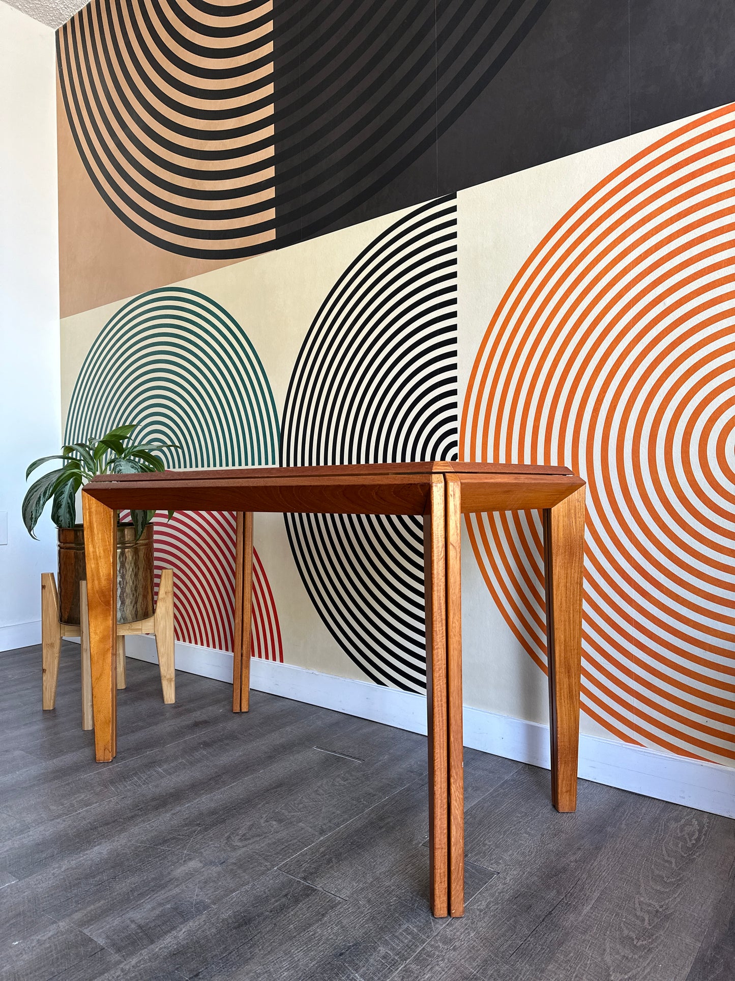 Danish Teak Console Table