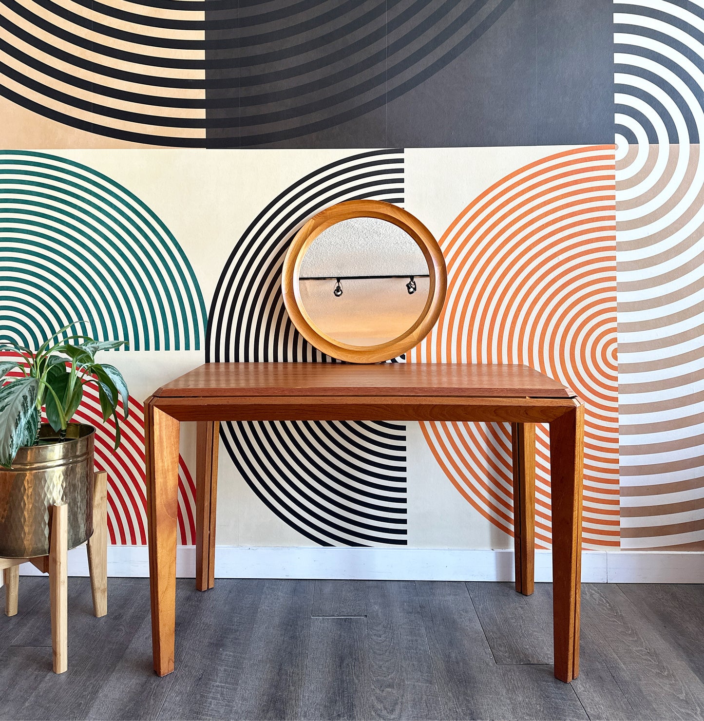 Danish Teak Console Table
