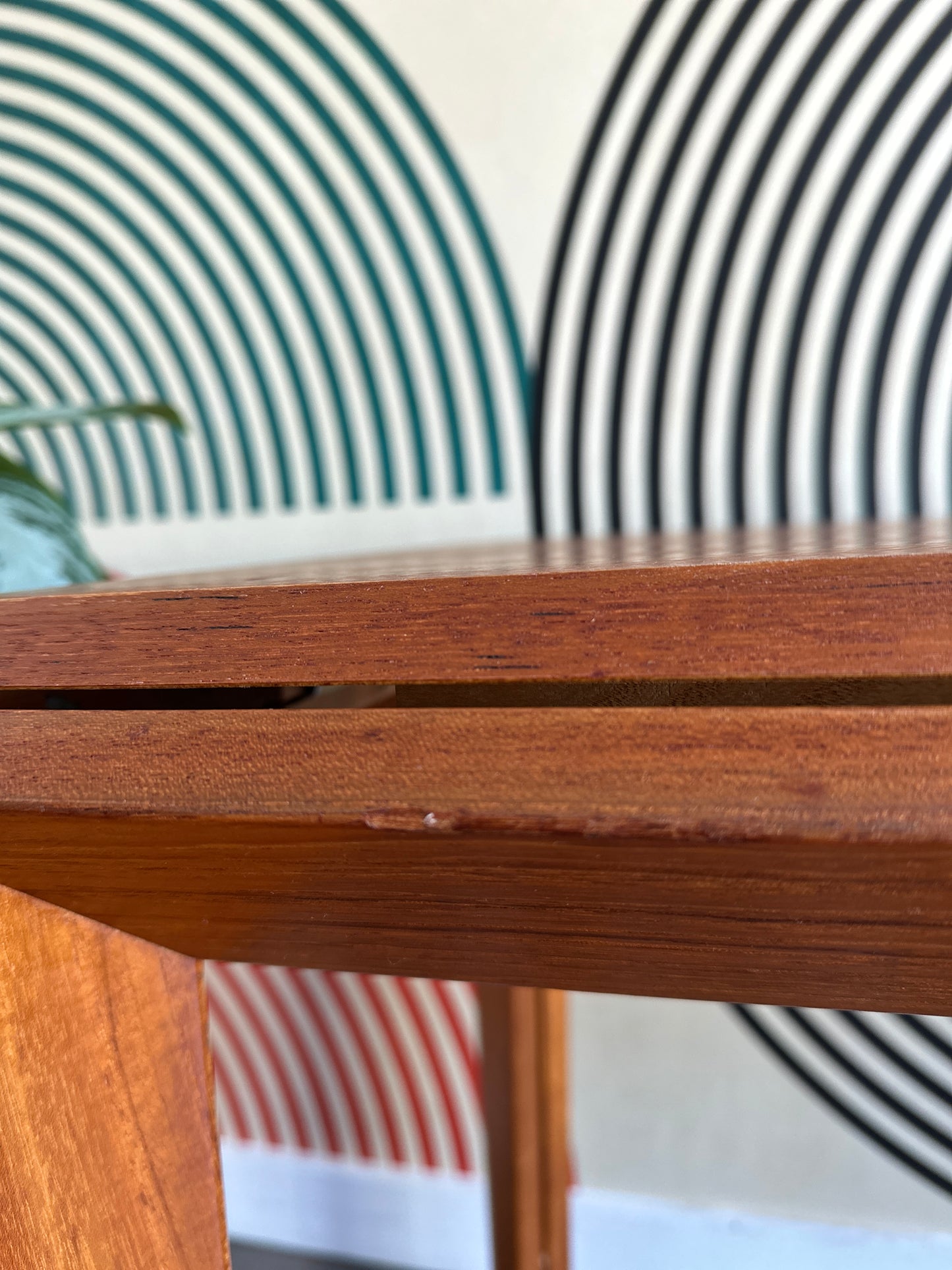 Danish Teak Console Table
