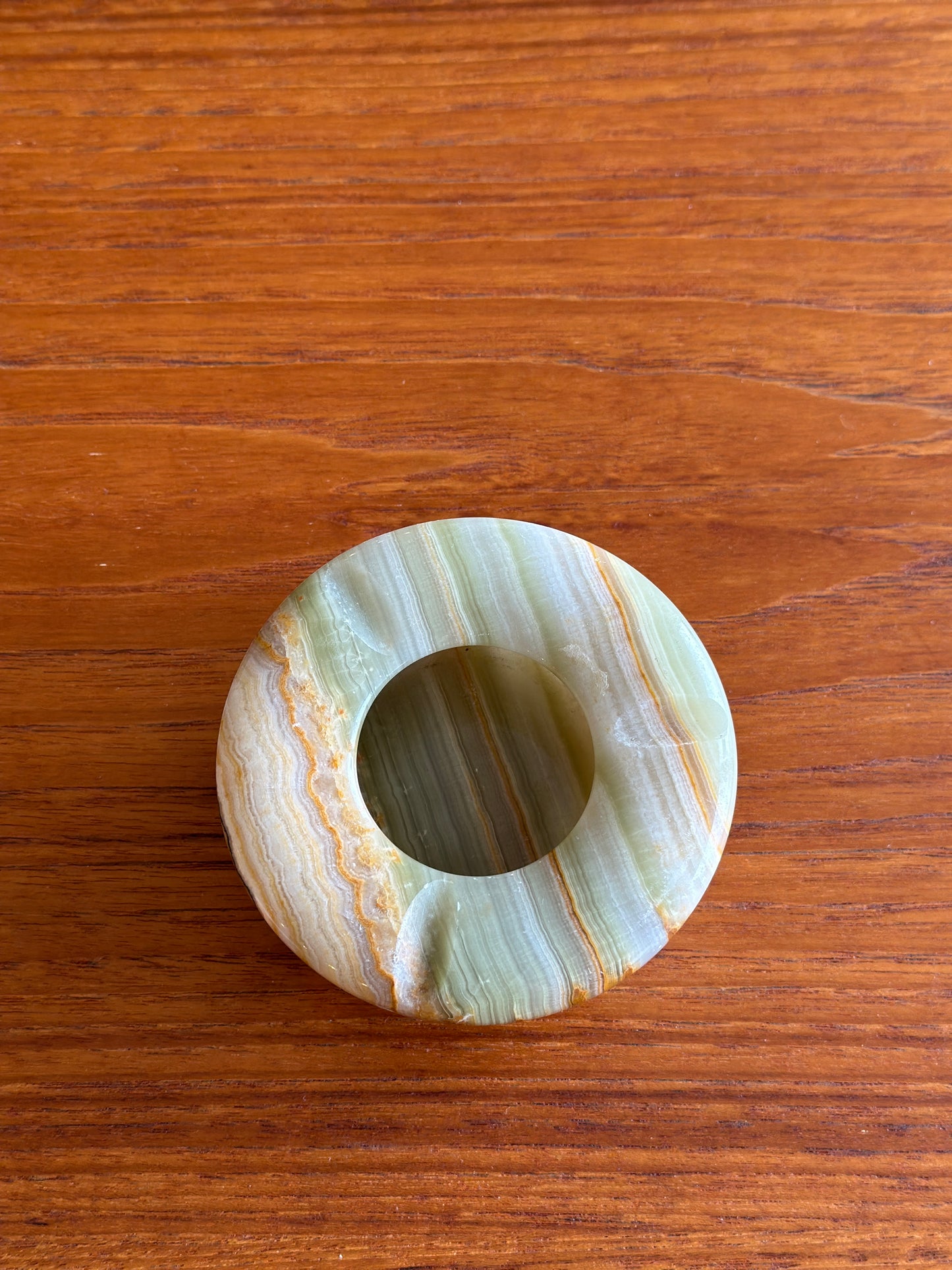 Vintage Onyx Ashtray/ Trinket Dish