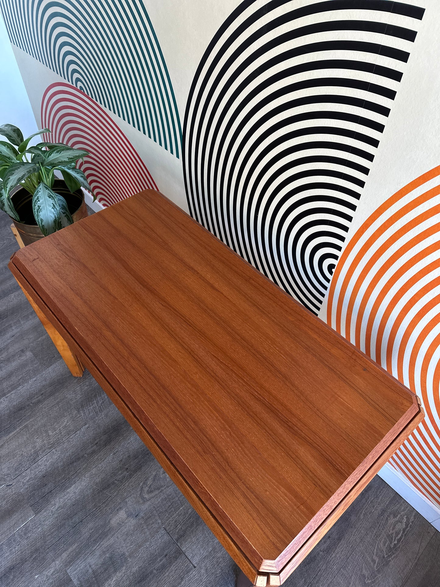 Danish Teak Console Table