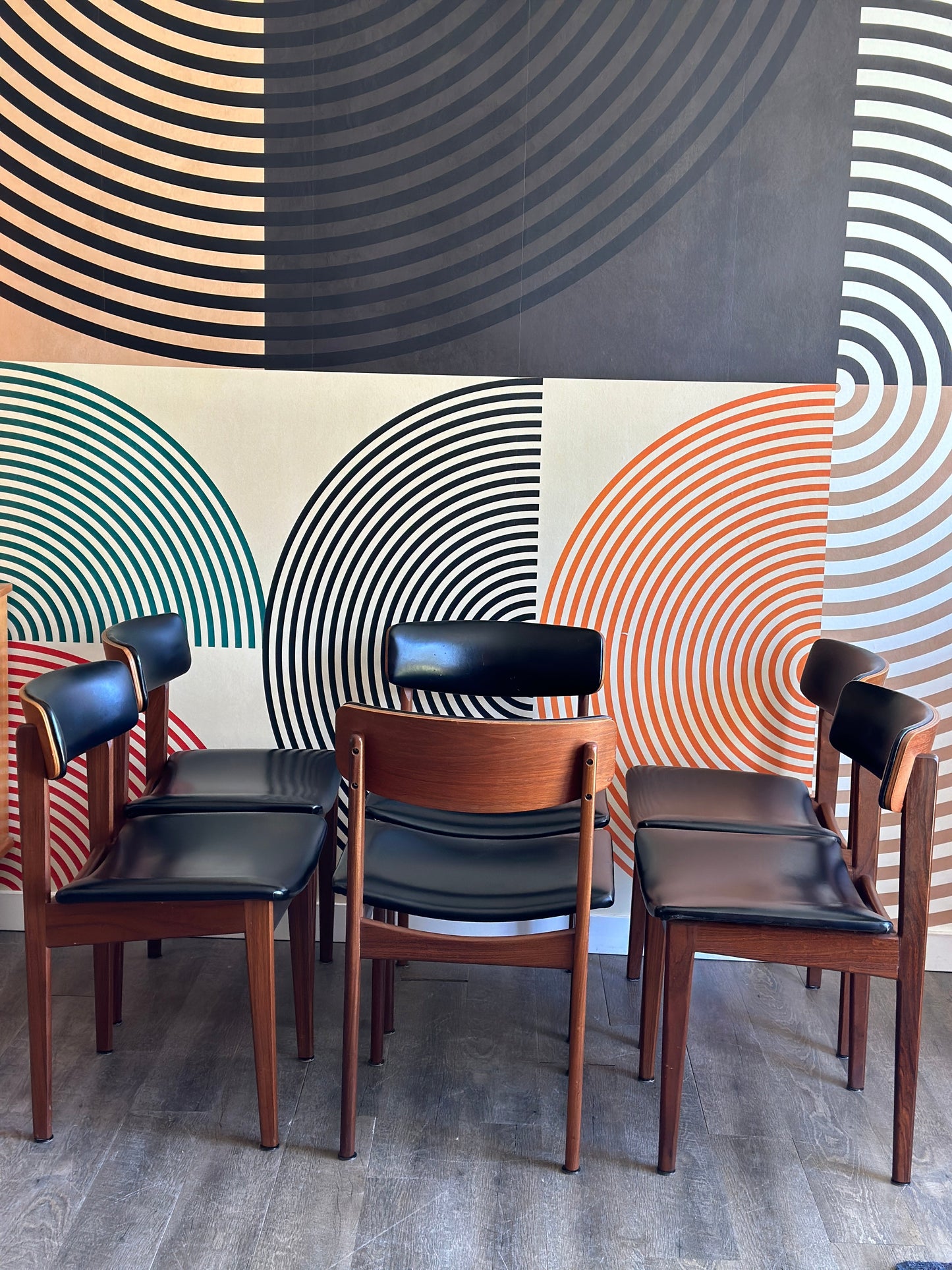 Set of 6 MCM Teak Dining Chairs