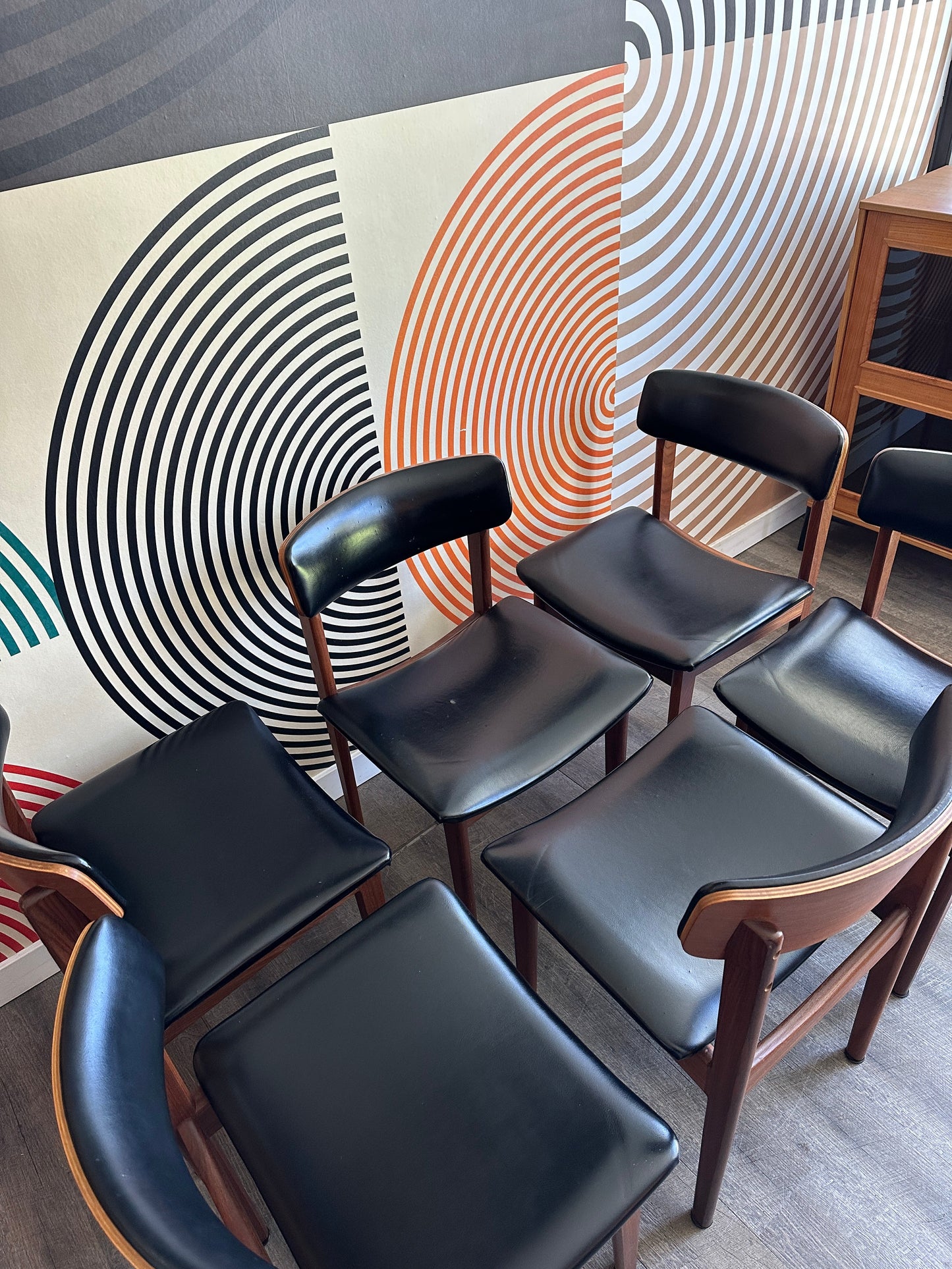 Set of 6 MCM Teak Dining Chairs