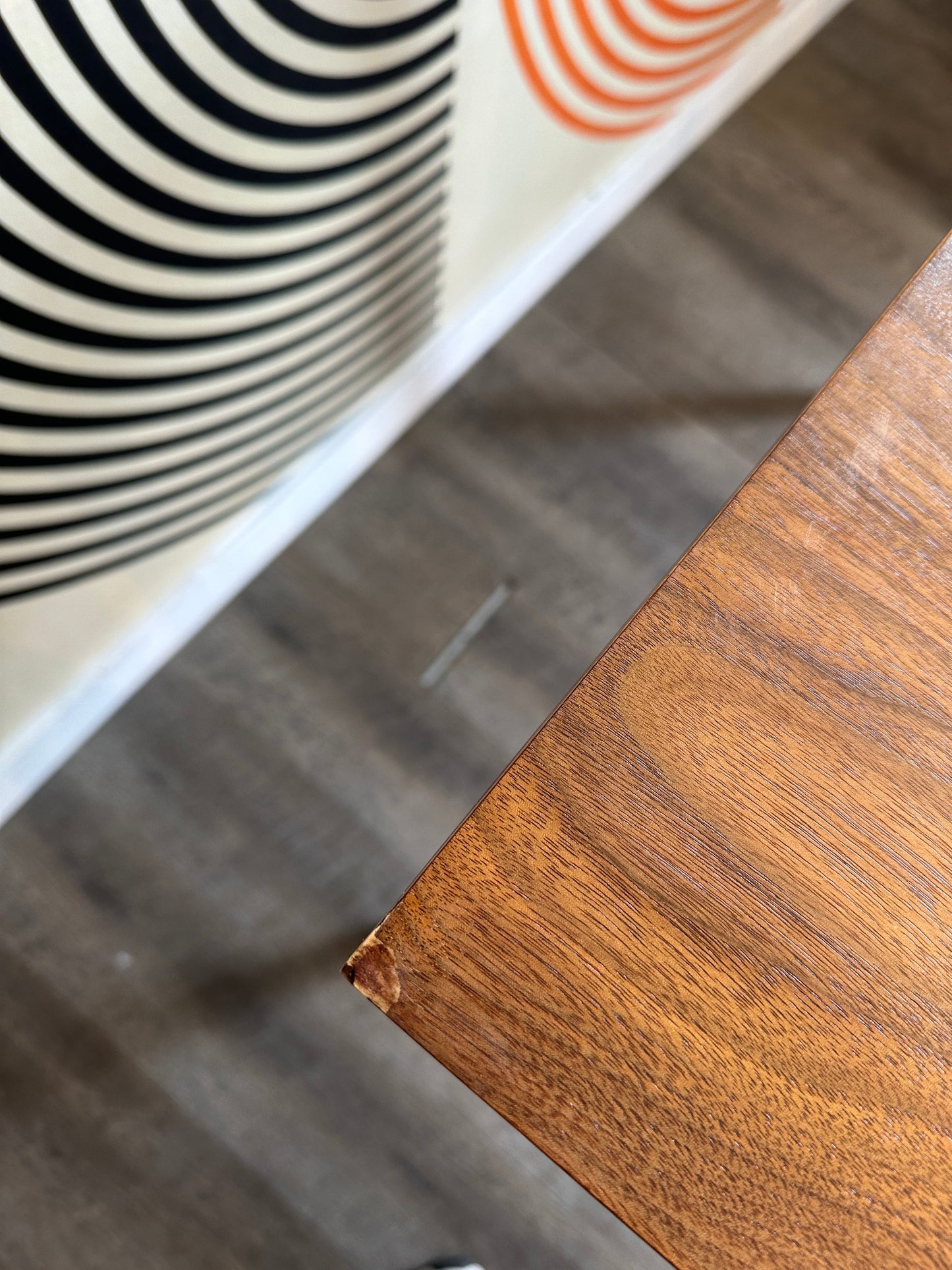 Vintage Fliptop Walnut Dining Table